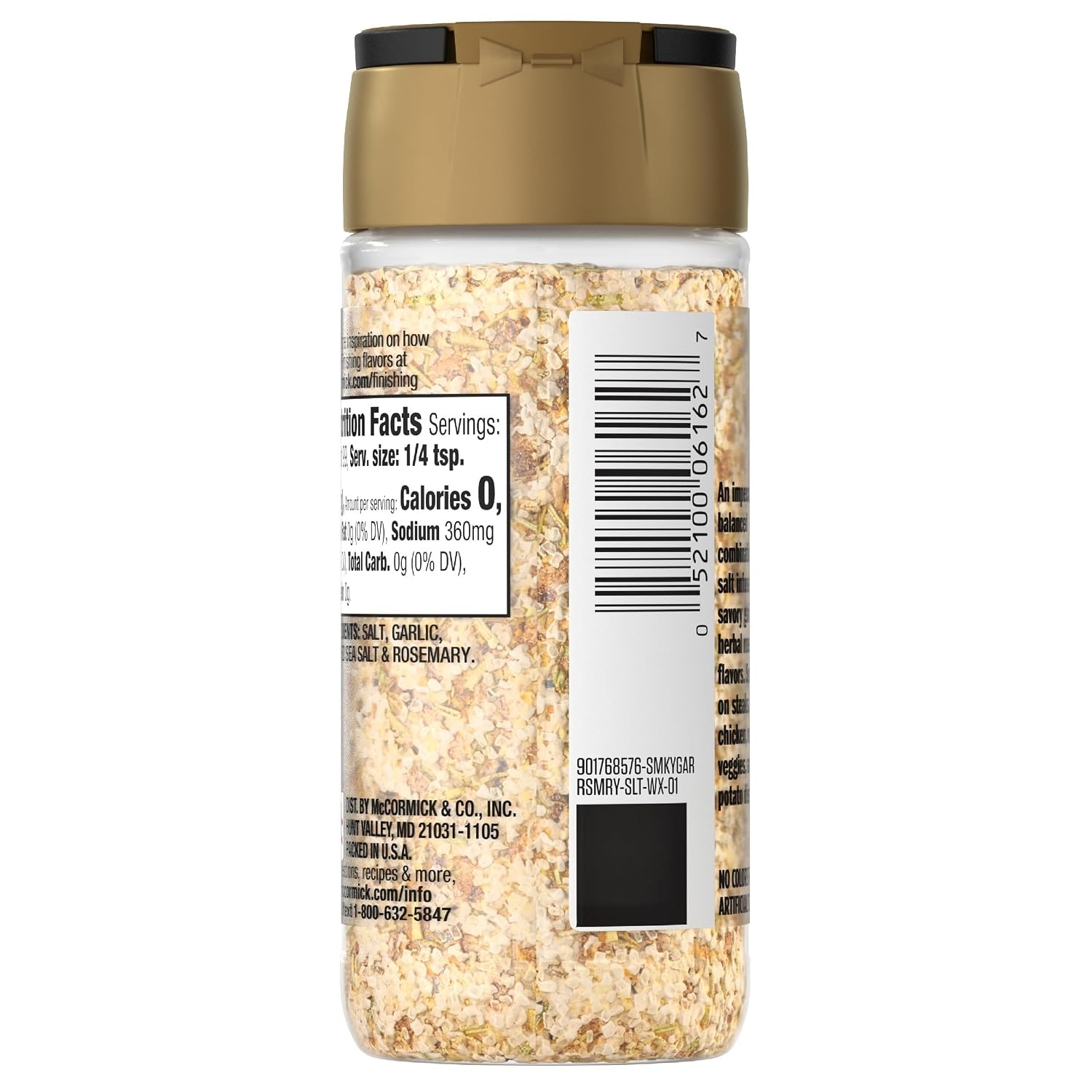 image:imageMcCormick Finishing Salt Smoky Garlic amp Rosemary The Taste You Trust For Steaks Chops Chicken Roasted Veggies Potato Dishes amp More Kosher No Colors from Artificial Sources 388 oz388 Ounce Pack of 1