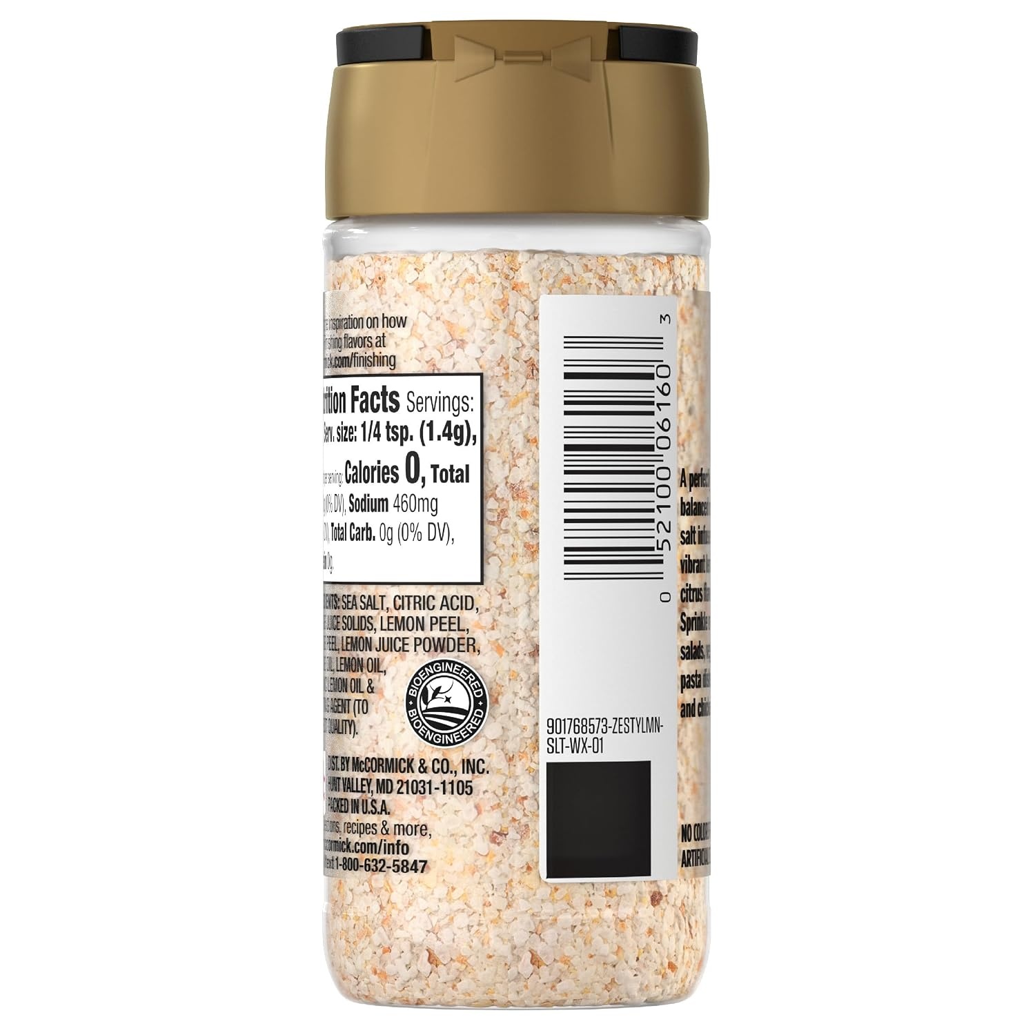 image:imageMcCormick Finishing Salt Zesty Lemon Sea Salt Lemon Rind Kosher The Taste You Trust For Salads Fresh Fruit Grilled Veggies Pasta Dishes Fish Chicken Seafood amp More 497 oz497 Ounce Pack of 1