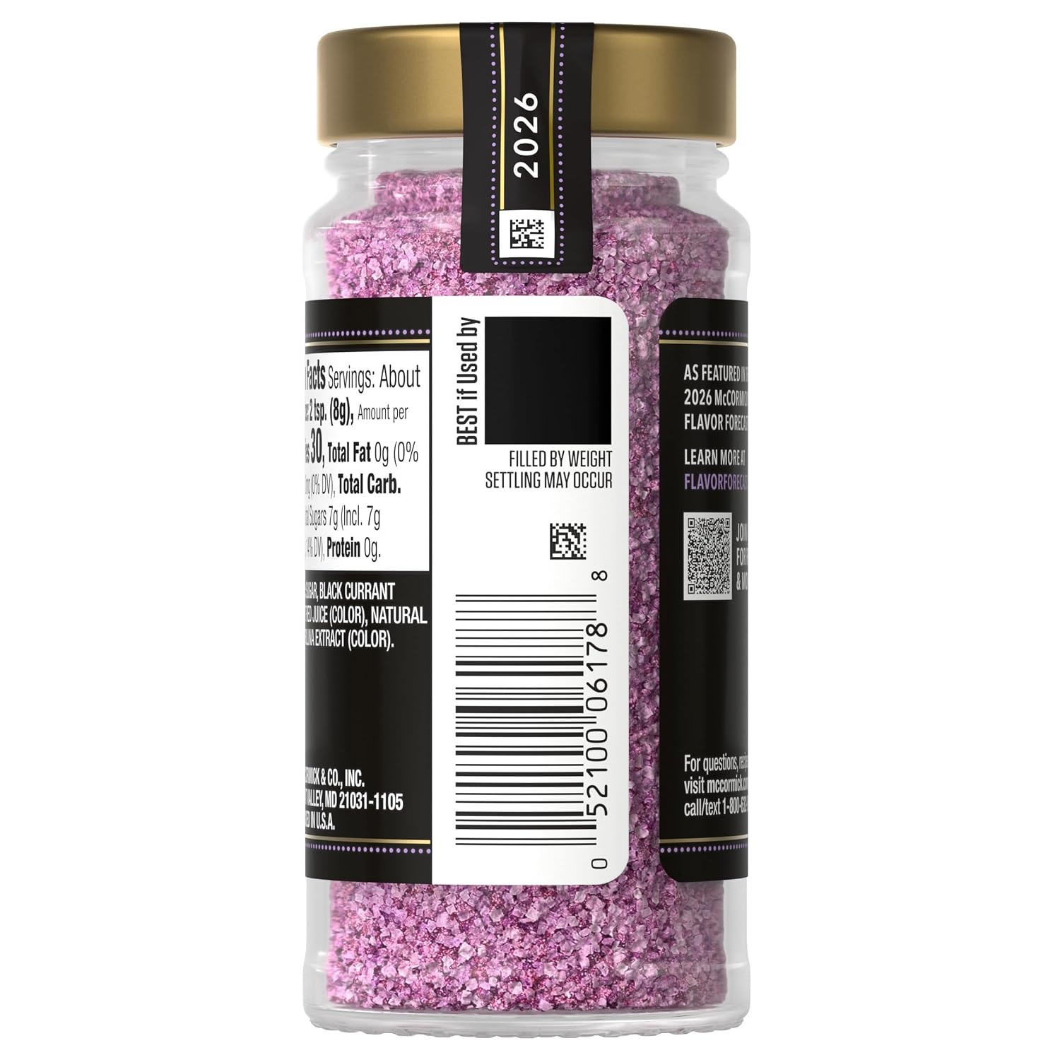image:imageMcCormick Finishing Sugar Black Currant 2026 Flavor of the Year Rimming amp Baking Sugar For Dessert Ice Cream Muffins Cupcakes Pie Cocktails Fruit and More 275 oz275 Ounce Pack of 1