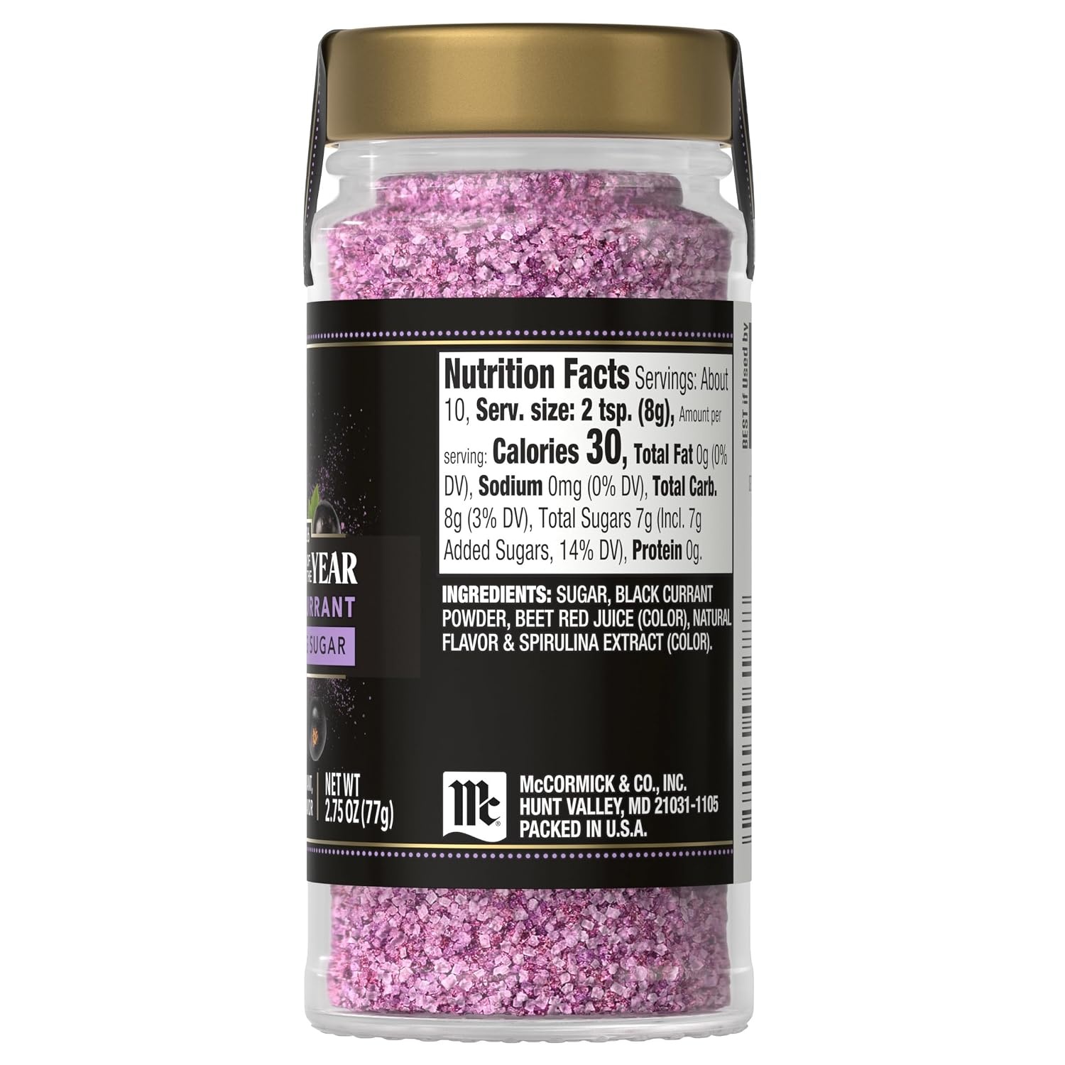 image:imageMcCormick Finishing Sugar Black Currant 2026 Flavor of the Year Rimming amp Baking Sugar For Dessert Ice Cream Muffins Cupcakes Pie Cocktails Fruit and More 275 oz275 Ounce Pack of 2