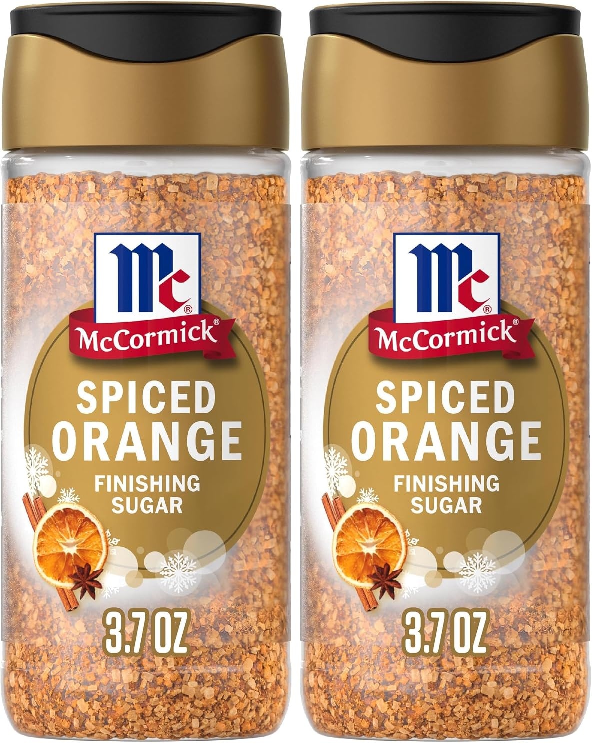 image:imageMcCormick Finishing Sugar Candy Cane Limited Edition Sweet Peppermint Iconic Holiday Flavor For Hot Chocolate Chocolate Fudge Bark Cocktails and More 381 ozSpiced Orange