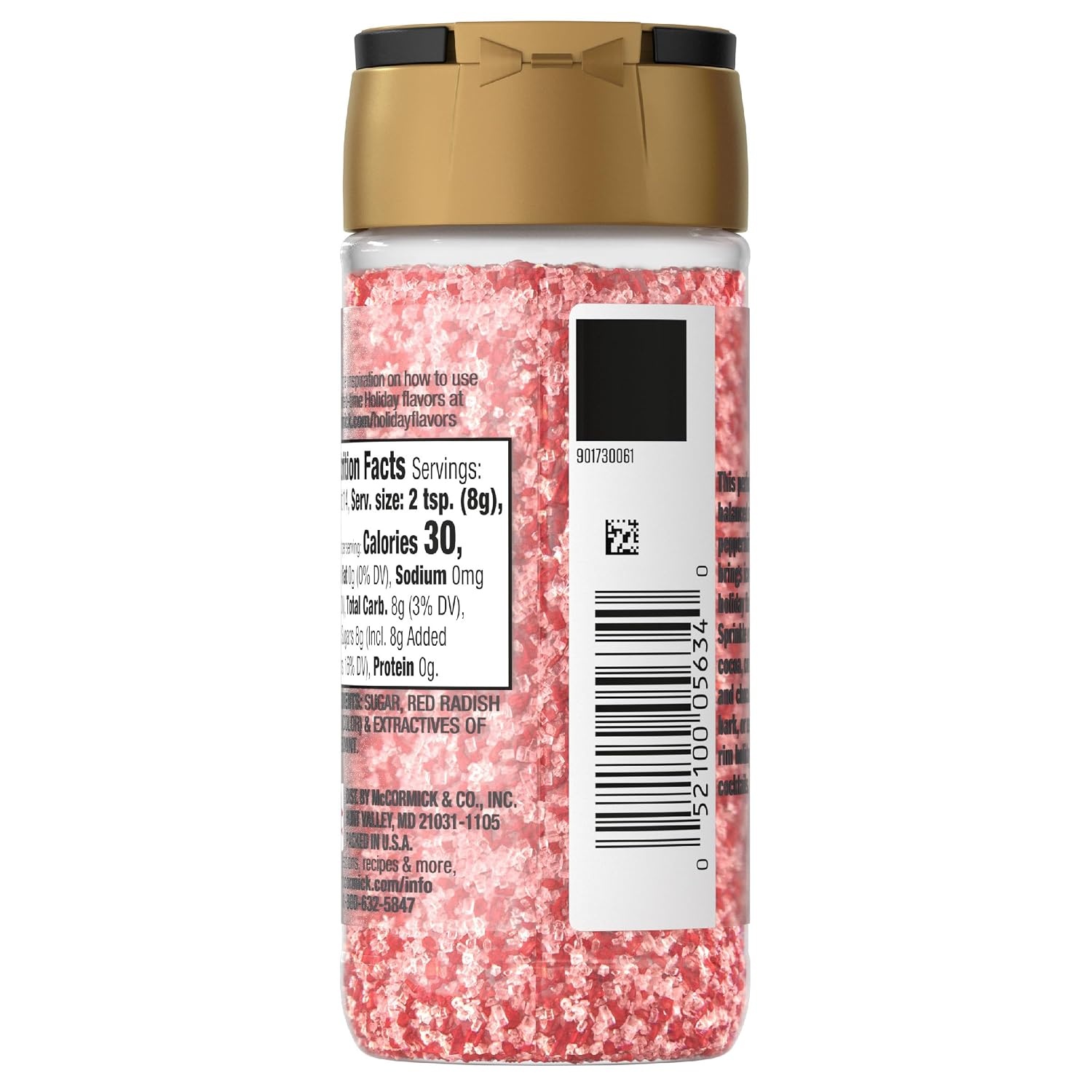 image:imageMcCormick Finishing Sugar Candy Cane Limited Edition Sweet Peppermint Iconic Holiday Flavor For Hot Chocolate Chocolate Fudge Bark Cocktails and More 381 ozPeppermint