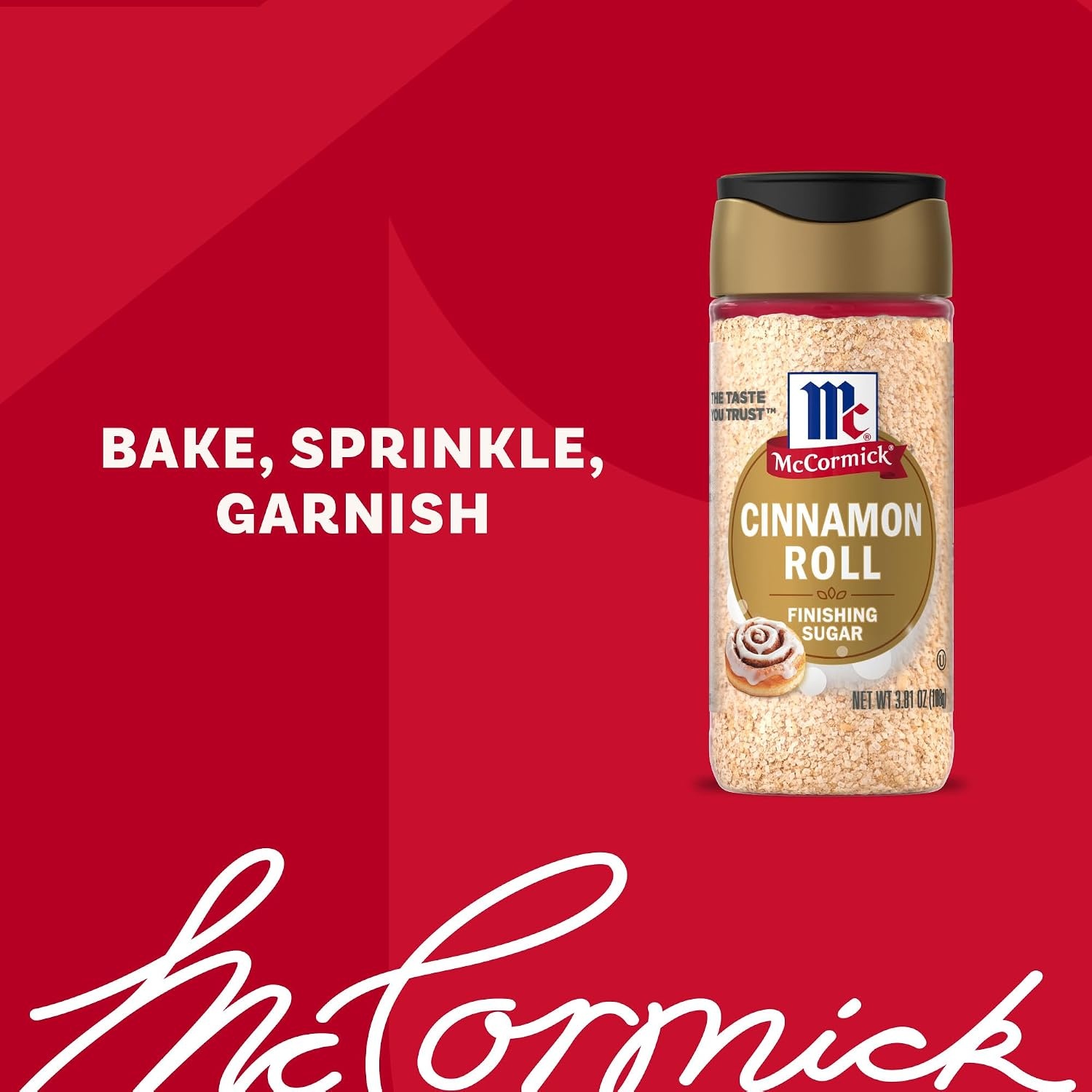 image:imageMcCormick Finishing Sugar Cinnamon Roll Blend of Cinnamon and Warm Spices Delicious on French Toast Oatmeal Muffins amp Cookies Great Addition to Coffee and Other Warm Beverages 381 oz381 Ounce Pack of 1