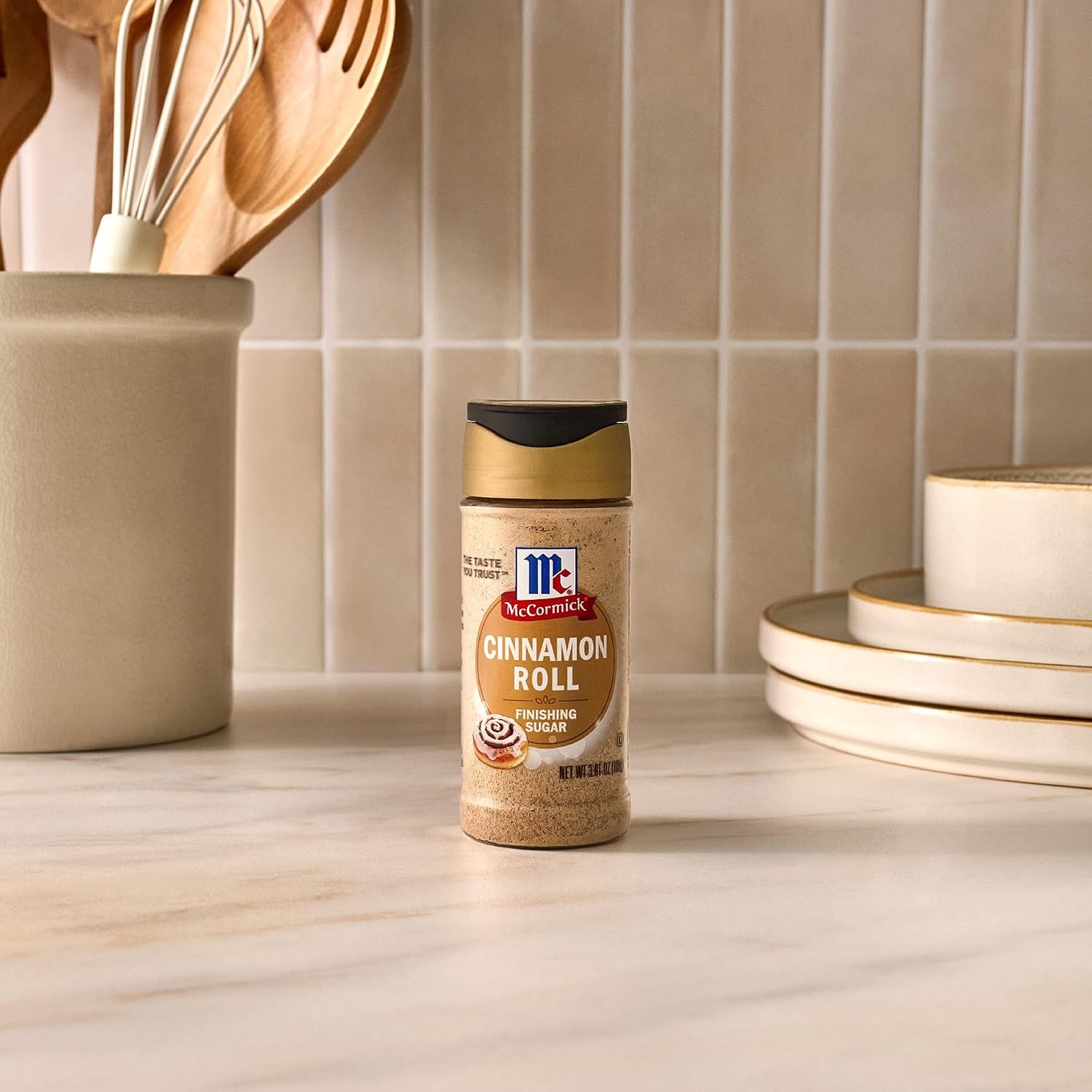 image:imageMcCormick Finishing Sugar Cinnamon Roll Blend of Cinnamon and Warm Spices Delicious on French Toast Oatmeal Muffins amp Cookies Great Addition to Coffee and Other Warm Beverages 381 oz381 Ounce Pack of 2