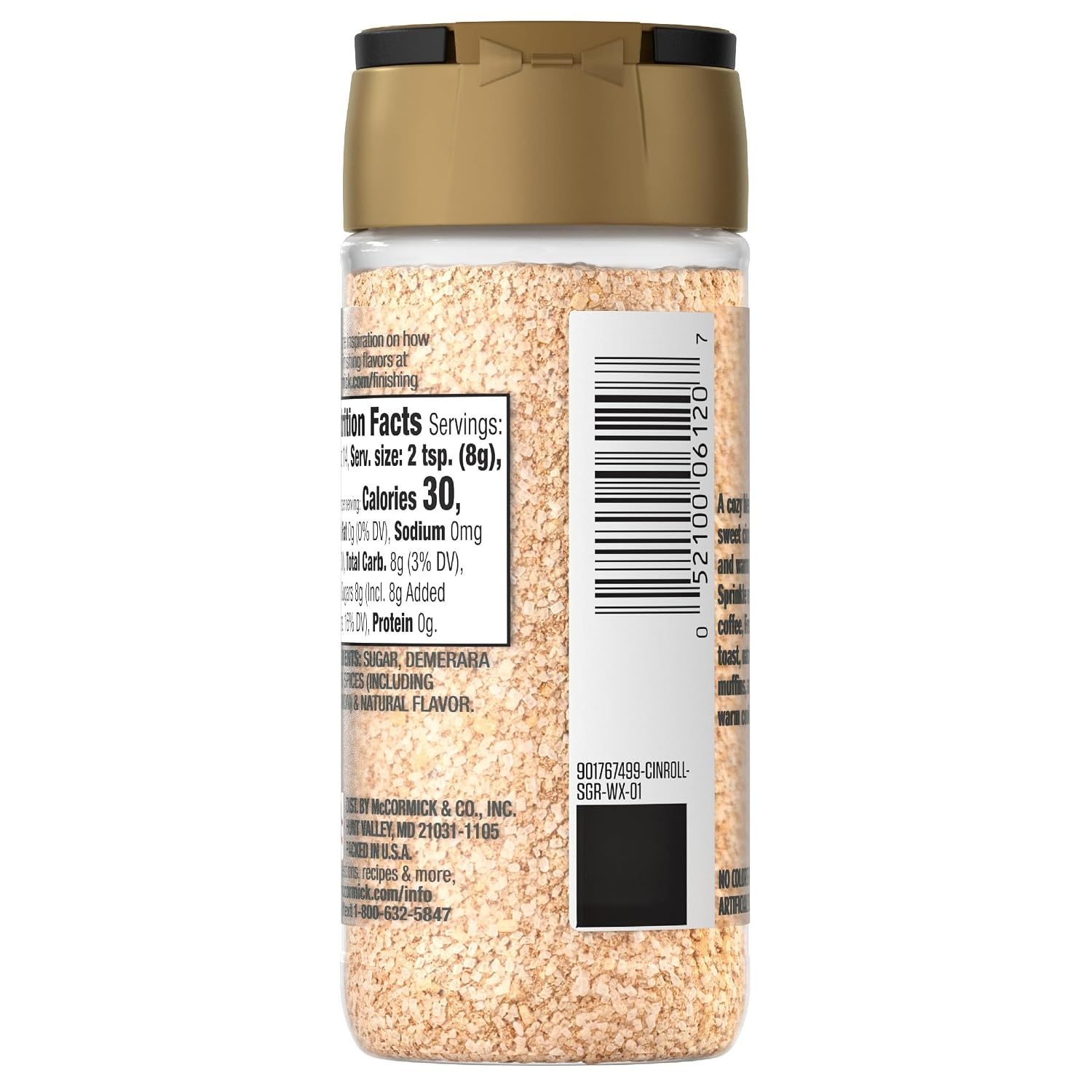 image:imageMcCormick Finishing Sugar Cinnamon Roll Blend of Cinnamon and Warm Spices Delicious on French Toast Oatmeal Muffins amp Cookies Great Addition to Coffee and Other Warm Beverages 381 oz381 Ounce Pack of 2