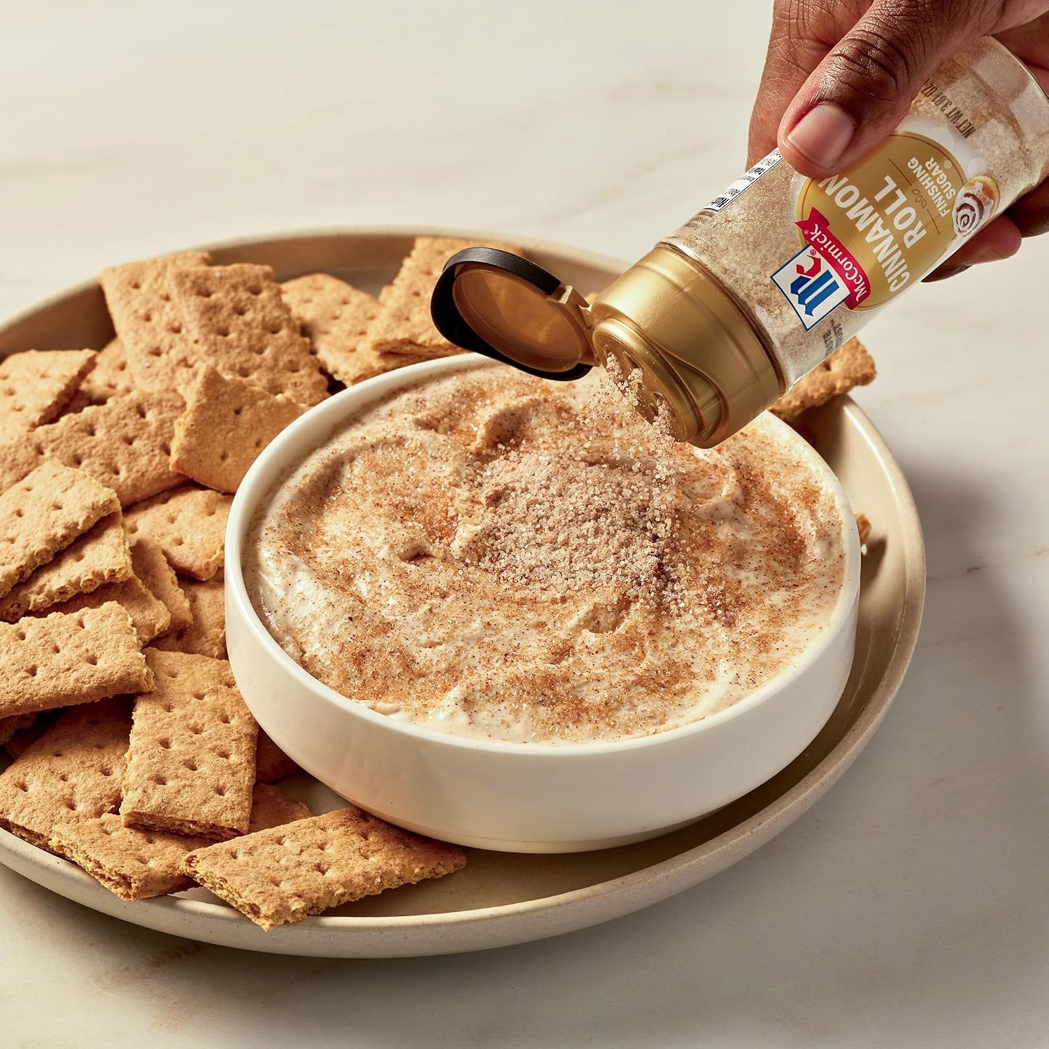 image:imageMcCormick Finishing Sugar Cinnamon Roll Blend of Cinnamon and Warm Spices Delicious on French Toast Oatmeal Muffins amp Cookies Great Addition to Coffee and Other Warm Beverages 381 oz381 Ounce Pack of 2