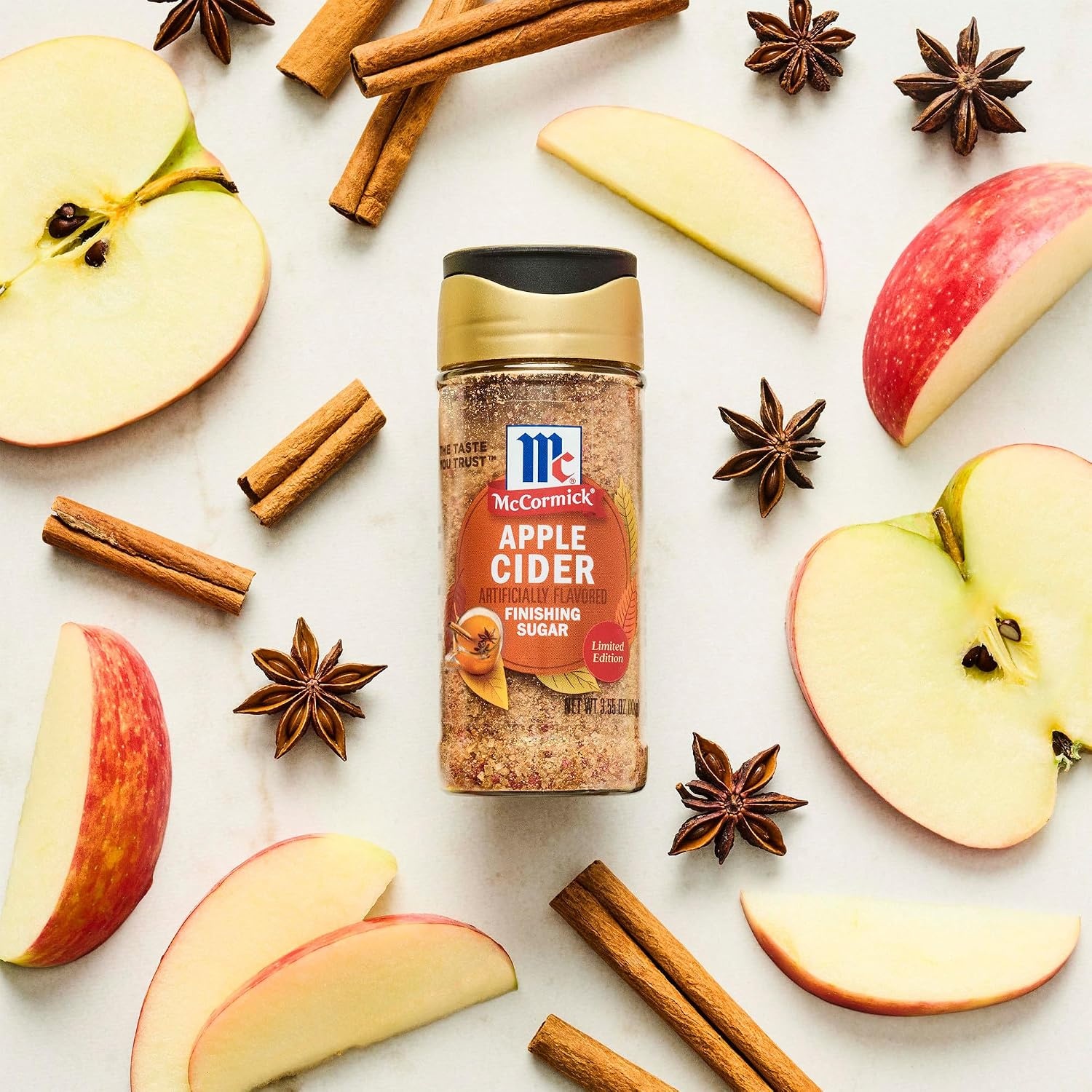 image:imageMcCormick Finishing Sugar Maple Brown Sugar Limited Edition Classic Flavor Pairing of Maple with Rich Brown Sugar For Coffee Cookies amp More 309 ozApple Cider