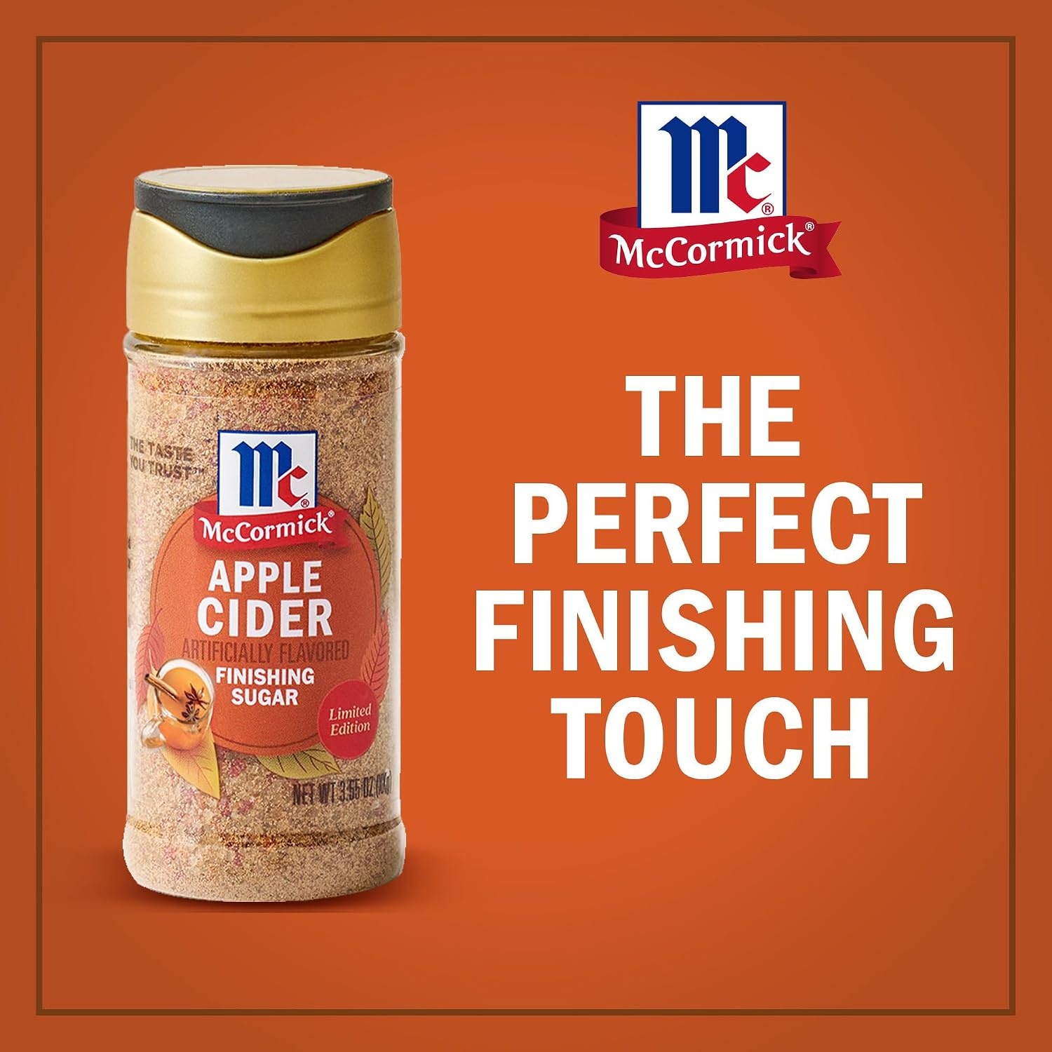 image:imageMcCormick Finishing Sugar Maple Brown Sugar Limited Edition Classic Flavor Pairing of Maple with Rich Brown Sugar For Coffee Cookies amp More 309 ozApple Cider