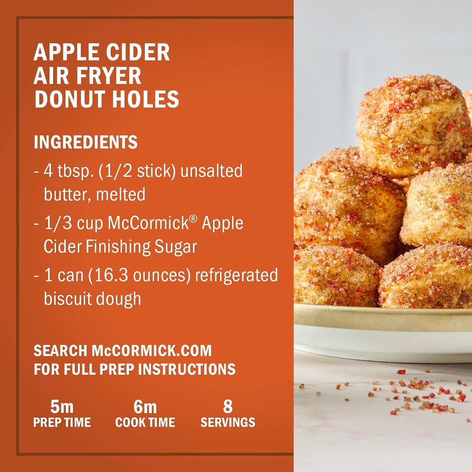 image:imageMcCormick Finishing Sugar Maple Brown Sugar Limited Edition Classic Flavor Pairing of Maple with Rich Brown Sugar For Coffee Cookies amp More 309 ozApple Cider
