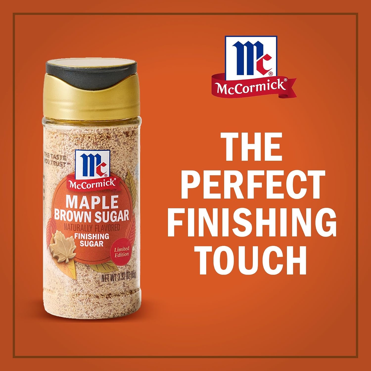 image:imageMcCormick Finishing Sugar Maple Brown Sugar Limited Edition Classic Flavor Pairing of Maple with Rich Brown Sugar For Coffee Cookies amp More 309 ozMaple Brown Sugar