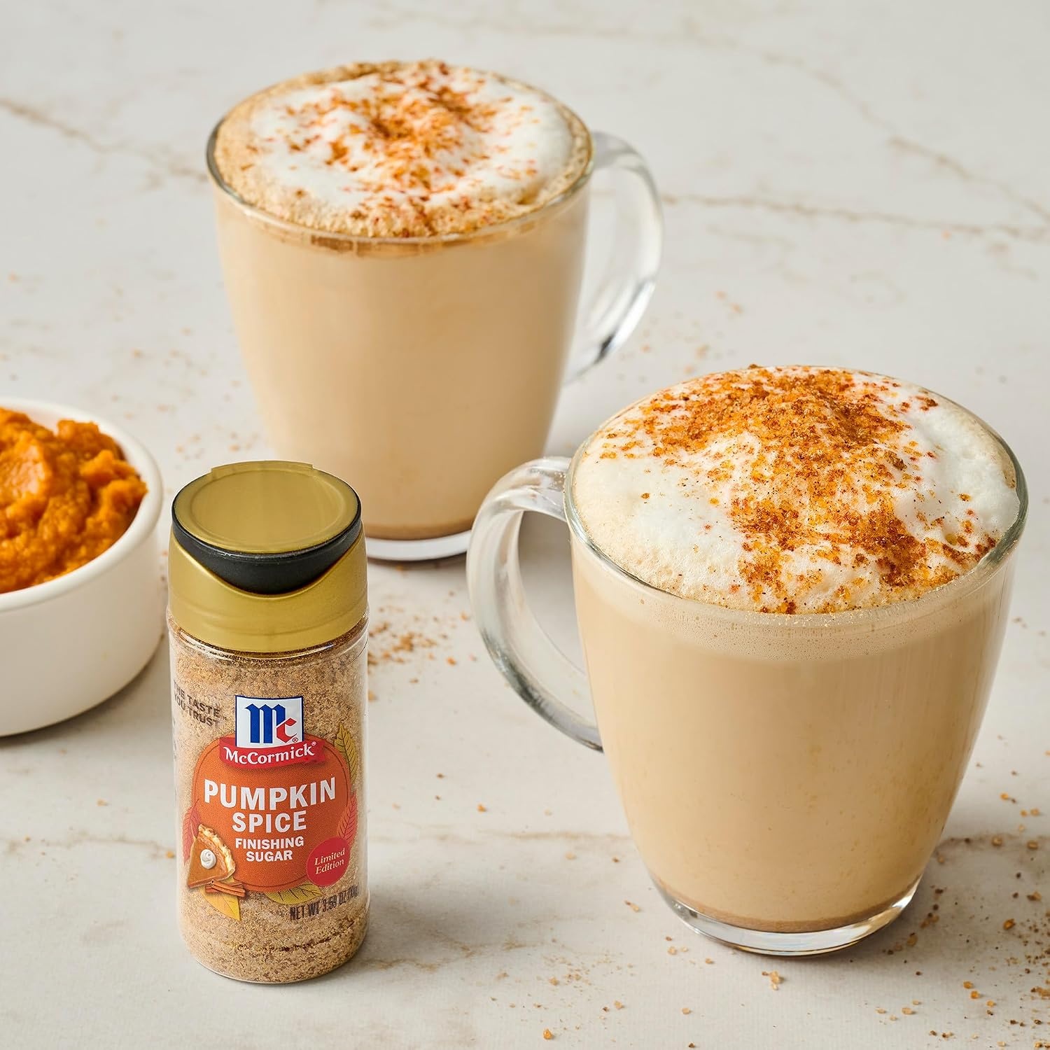 image:imageMcCormick Finishing Sugar Maple Brown Sugar Limited Edition Classic Flavor Pairing of Maple with Rich Brown Sugar For Coffee Cookies amp More 309 ozPumpkin Spice