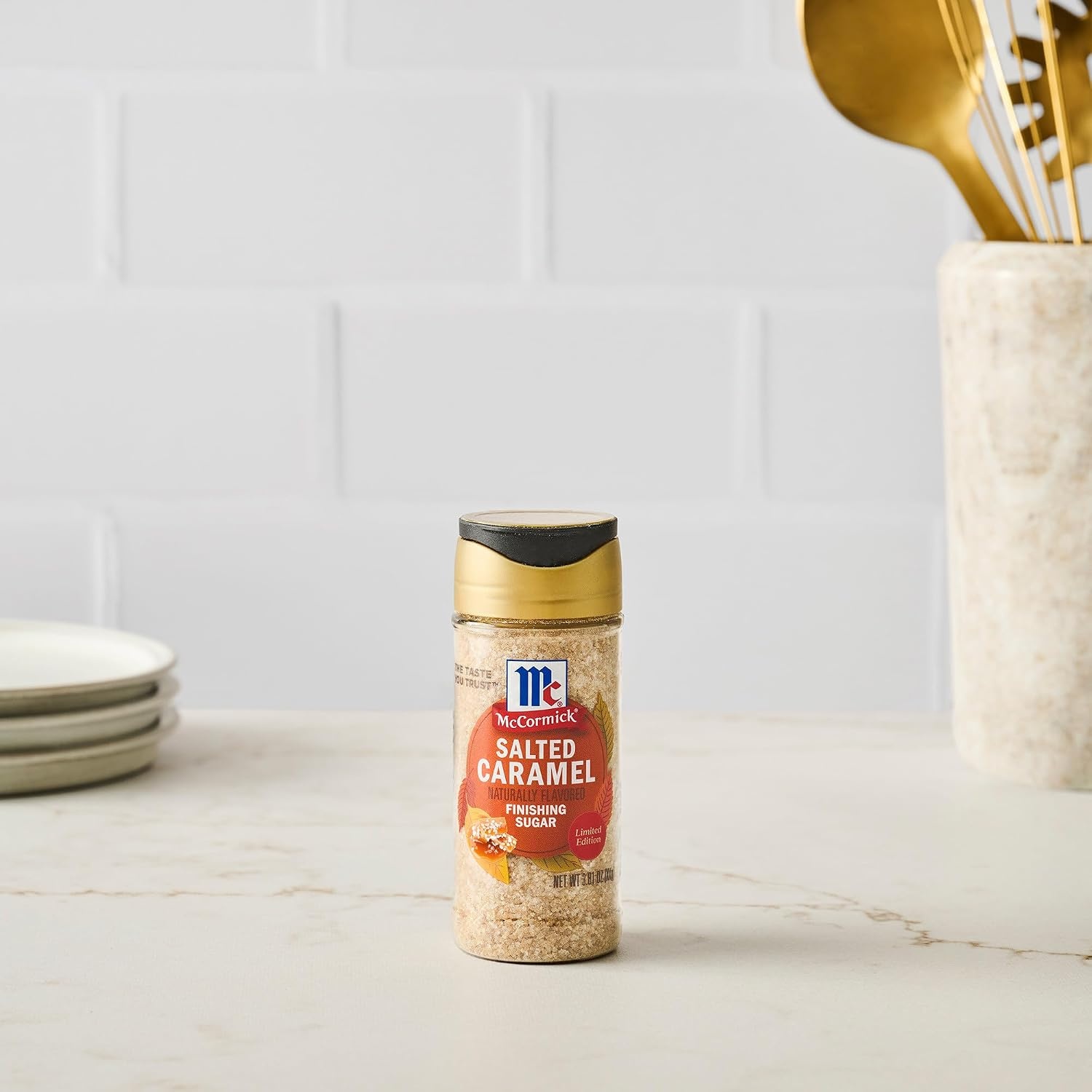 image:imageMcCormick Finishing Sugar Maple Brown Sugar Limited Edition Classic Flavor Pairing of Maple with Rich Brown Sugar For Coffee Cookies amp More 309 ozSalted Caramel