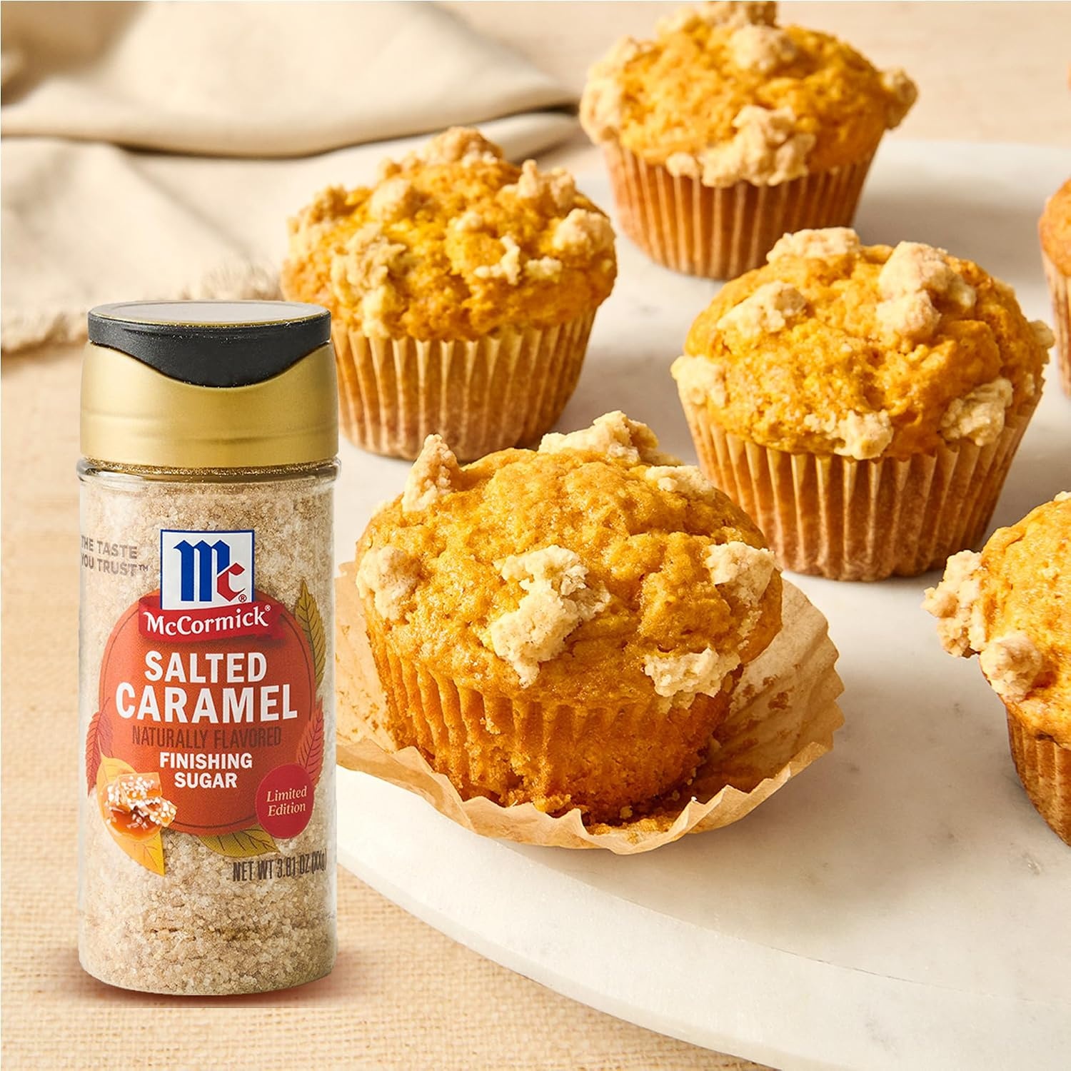 image:imageMcCormick Finishing Sugar Maple Brown Sugar Limited Edition Classic Flavor Pairing of Maple with Rich Brown Sugar For Coffee Cookies amp More 309 ozSalted Caramel