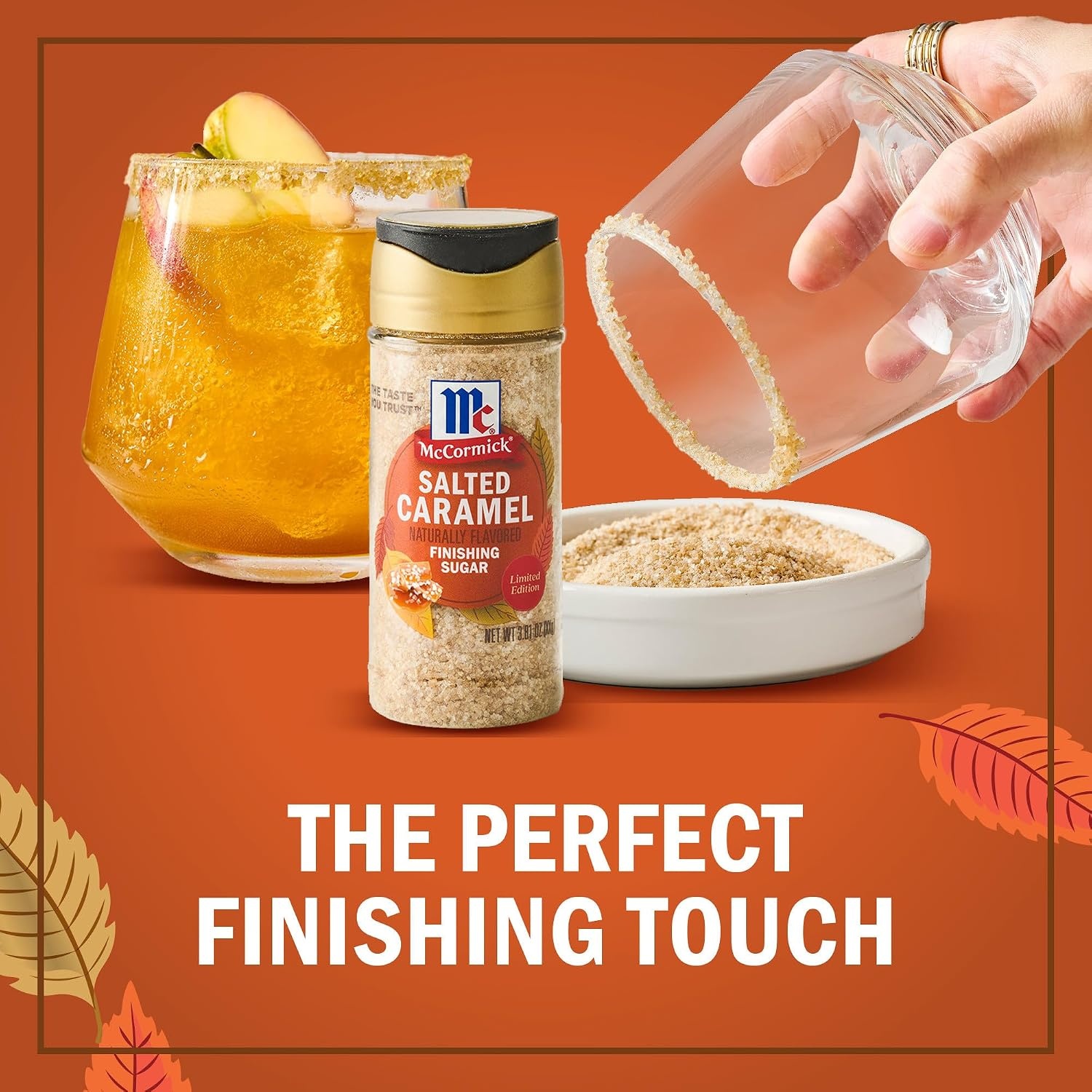image:imageMcCormick Finishing Sugar Maple Brown Sugar Limited Edition Classic Flavor Pairing of Maple with Rich Brown Sugar For Coffee Cookies amp More 309 ozSalted Caramel