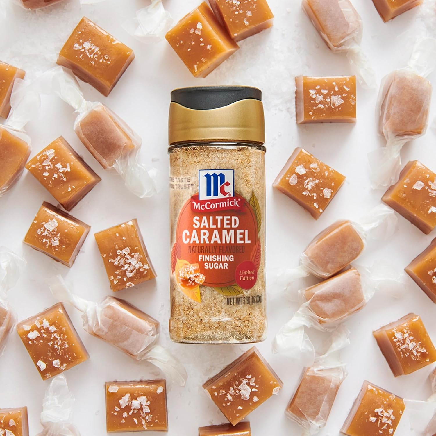 image:imageMcCormick Finishing Sugar Maple Brown Sugar Limited Edition Classic Flavor Pairing of Maple with Rich Brown Sugar For Coffee Cookies amp More 309 ozSalted Caramel