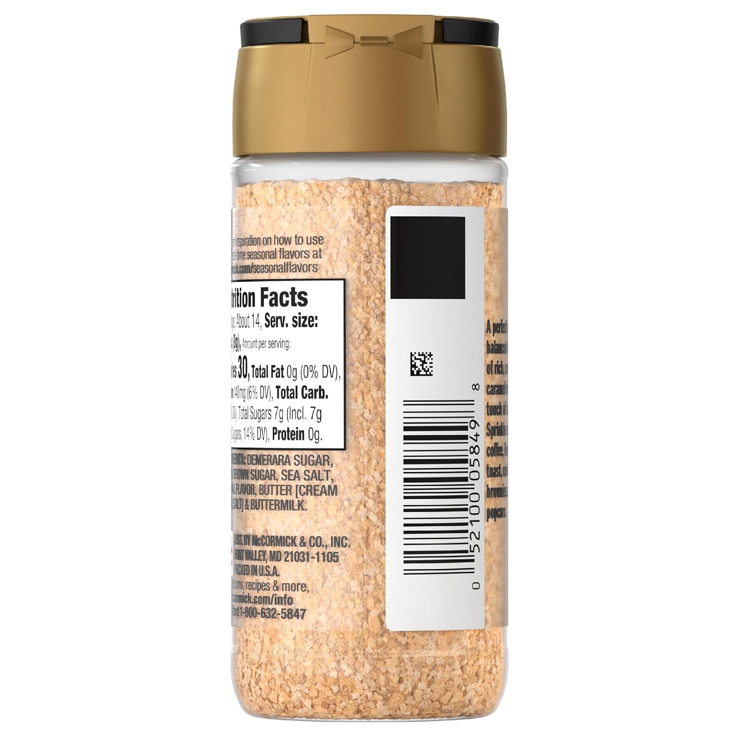 image:imageMcCormick Finishing Sugar Maple Brown Sugar Limited Edition Classic Flavor Pairing of Maple with Rich Brown Sugar For Coffee Cookies amp More 309 ozSalted Caramel