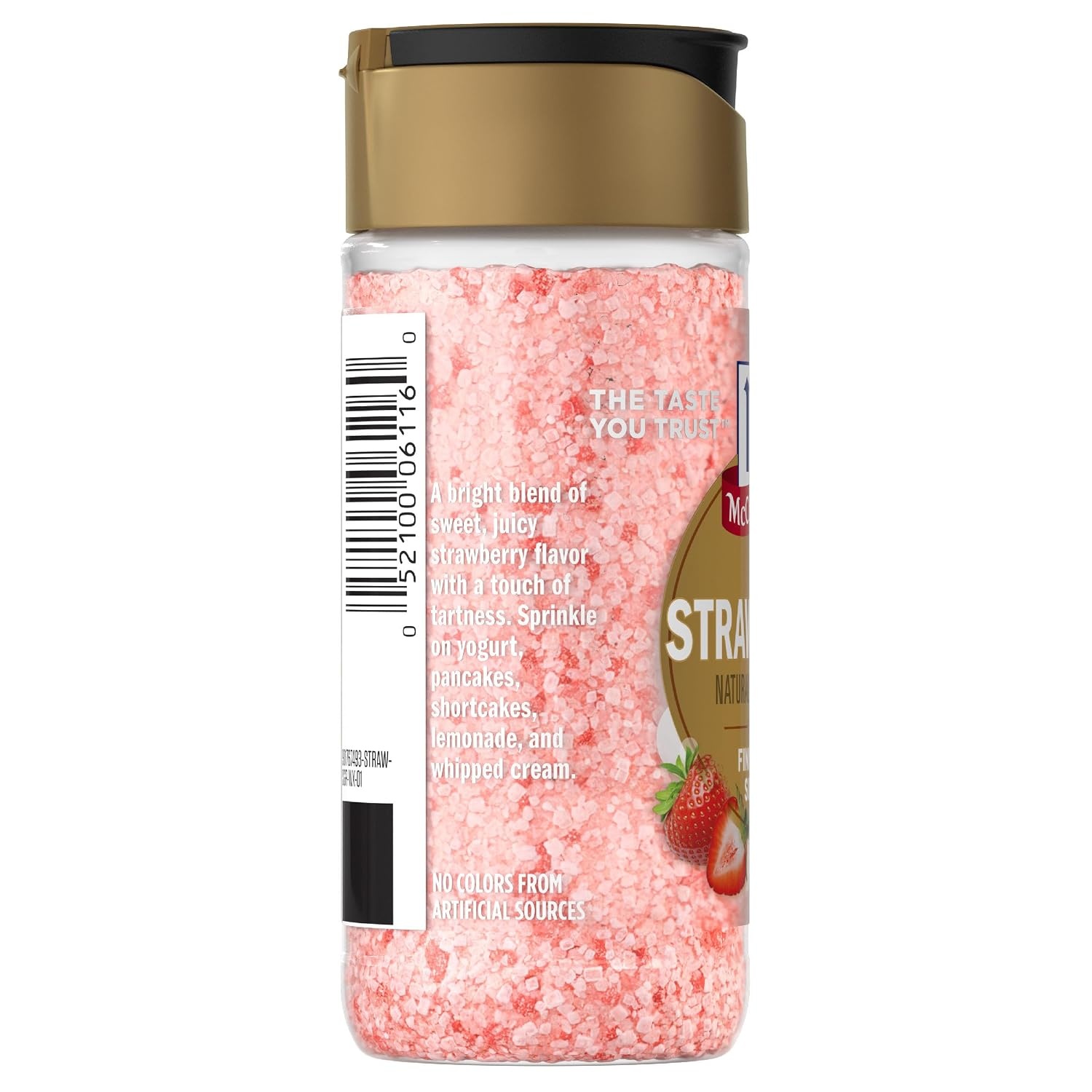 image:imageMcCormick Finishing Sugar Strawberry Sweet Strawberry Flavor Perfect For Adding A Fruity Sweetness to Breakfast Items Sprinkle on Baked Goods or Stir into Beverages 367 oz367 Ounce Pack of 2
