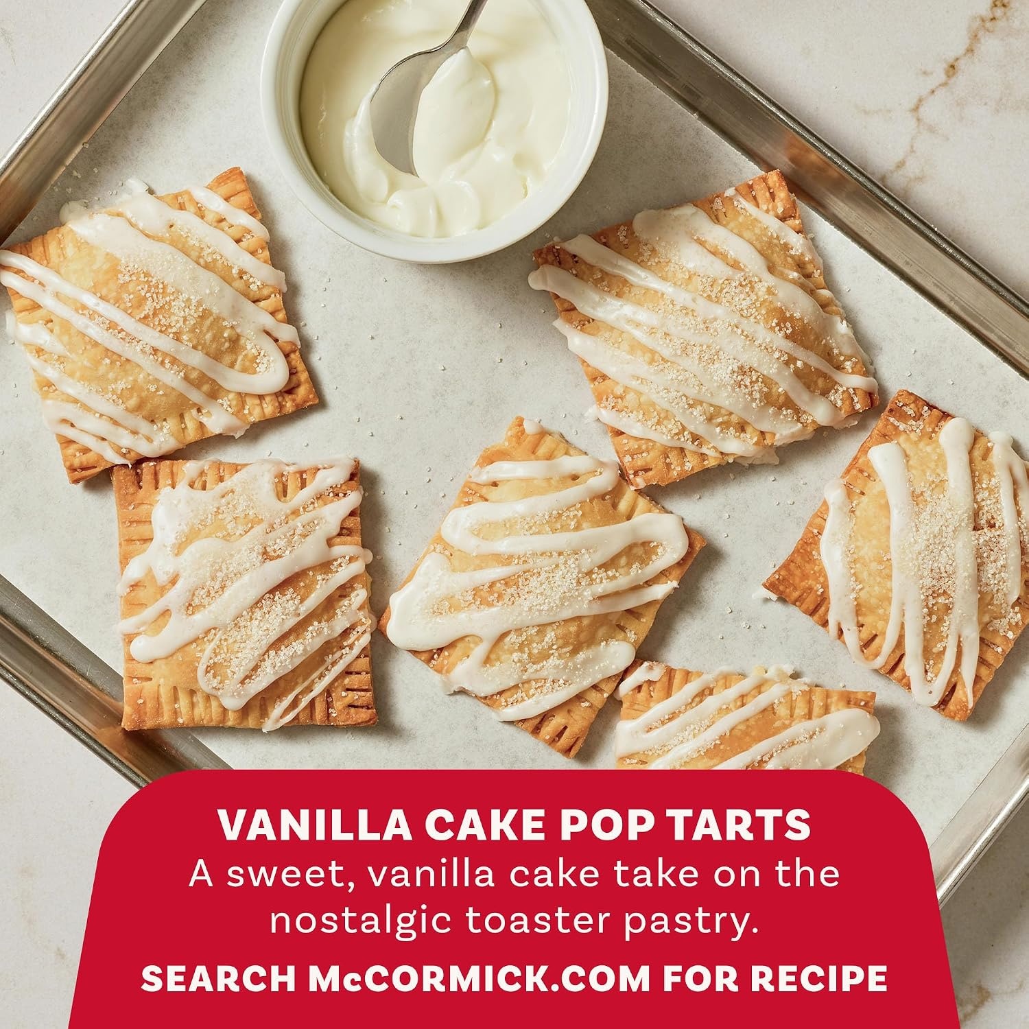 image:imageMcCormick Finishing Sugar Vanilla Cake Warm Vanilla and Buttery Cake Flavors Add a Touch of Sweetness to Coffee Treats amp More Garnish Beverages No Colors From Artificial Sources 349 oz349 Ounce Pack of 1