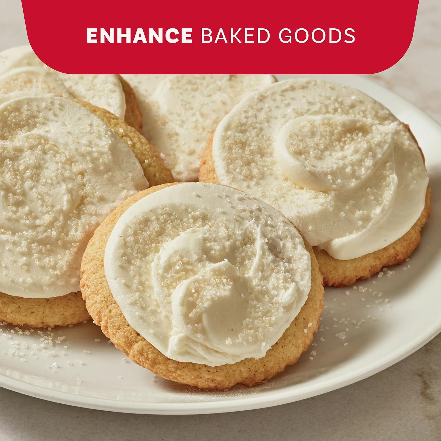 image:imageMcCormick Finishing Sugar Vanilla Cake Warm Vanilla and Buttery Cake Flavors Add a Touch of Sweetness to Coffee Treats amp More Garnish Beverages No Colors From Artificial Sources 349 oz349 Ounce Pack of 1
