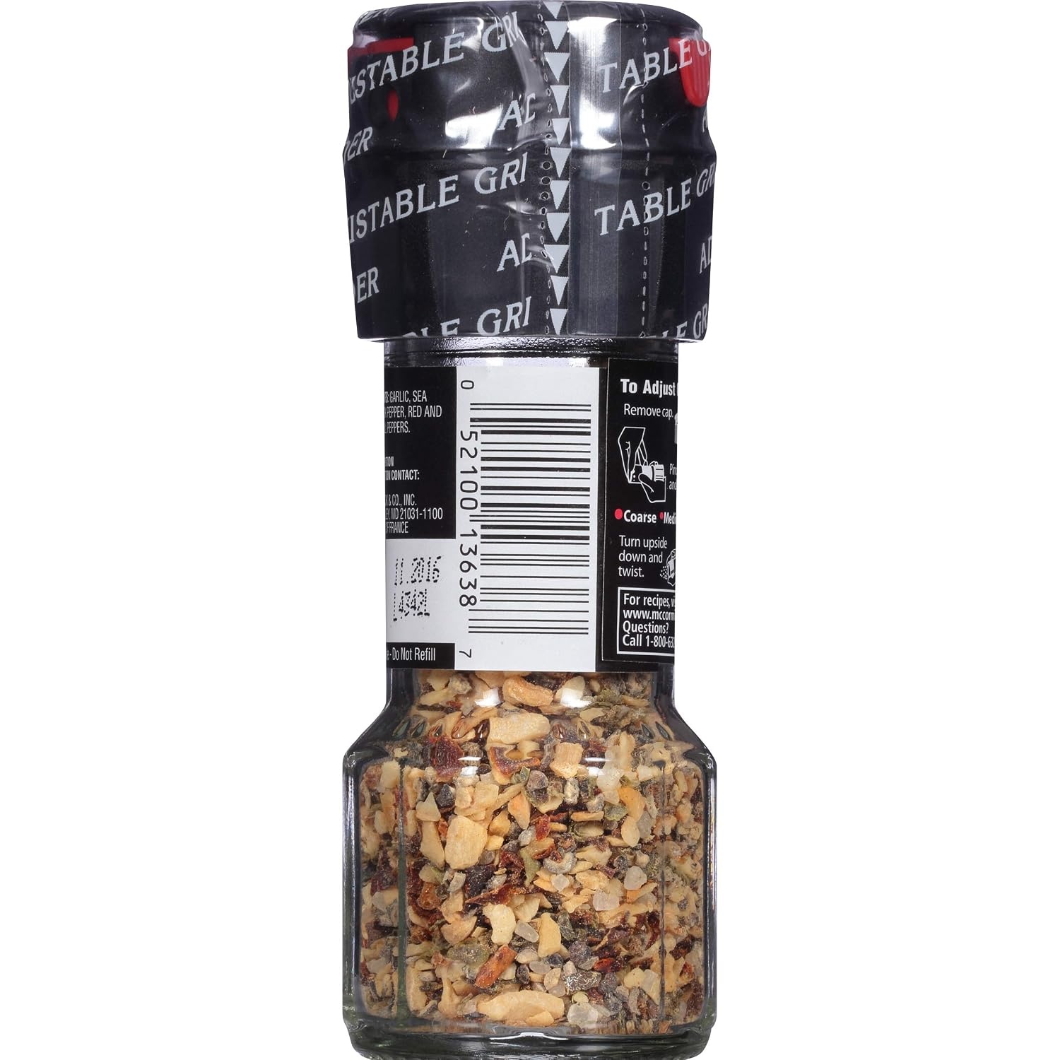 image:imageMcCormick Garlic Pepper Seasoning Grinder 123 oz Pack of 6123 Ounce Pack of 9