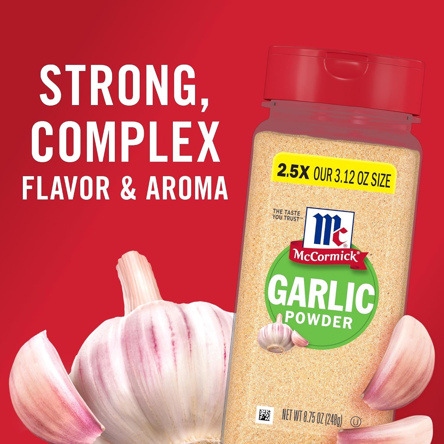 image:imageMcCormick Garlic Powder Non GMO Made from Fresh Whole Garlic Cloves For Bringing Consistent Flavor to Favorite Foods While Cooking 875 oz875 Ounce Pack of 1