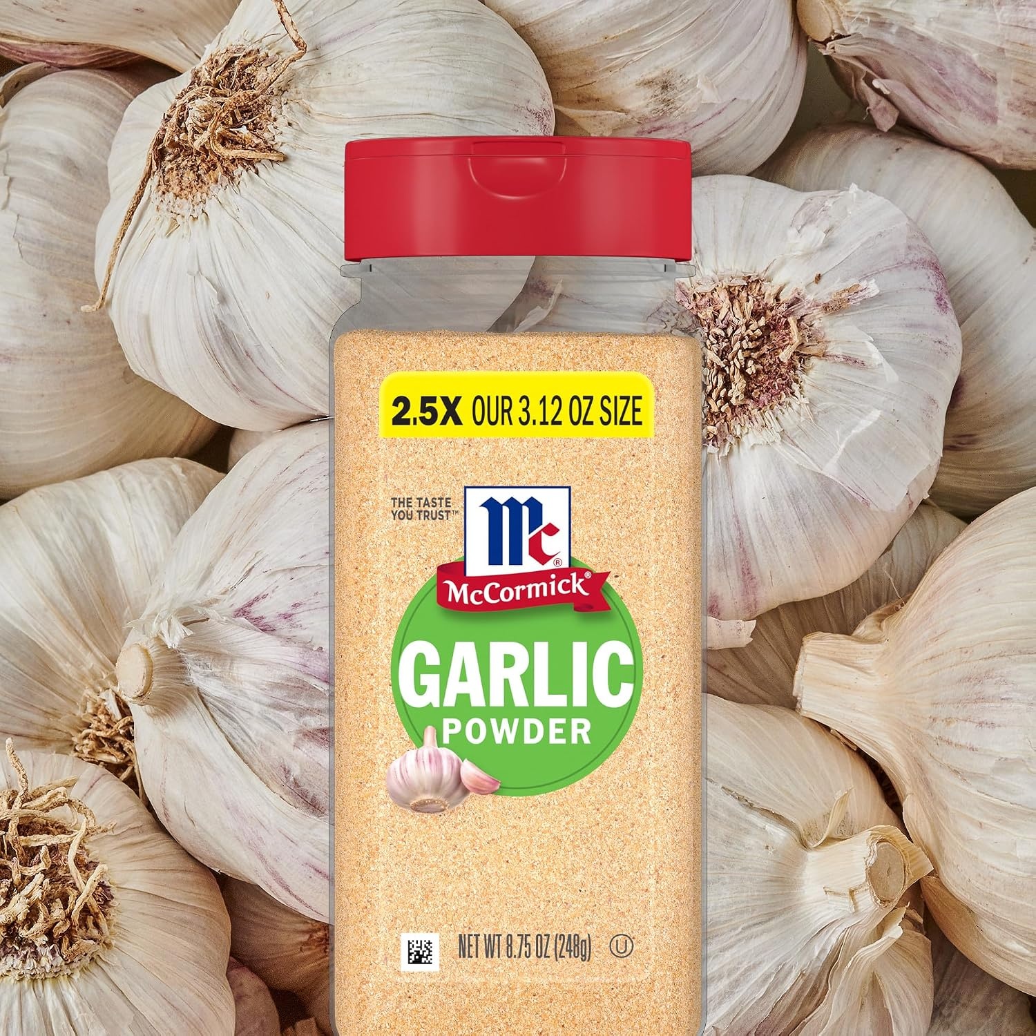 image:imageMcCormick Garlic Powder Non GMO Made from Fresh Whole Garlic Cloves For Bringing Consistent Flavor to Favorite Foods While Cooking 875 oz875 Ounce Pack of 1