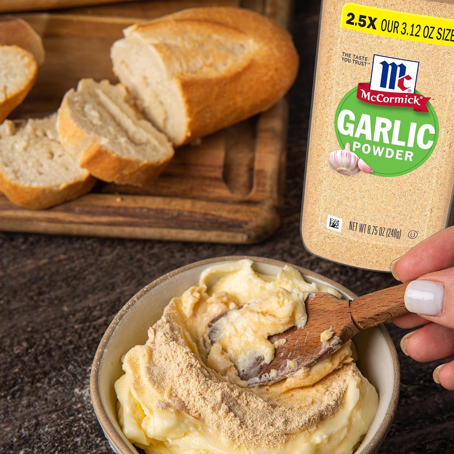 image:imageMcCormick Garlic Powder Non GMO Made from Fresh Whole Garlic Cloves For Bringing Consistent Flavor to Favorite Foods While Cooking 875 oz875 Ounce Pack of 1