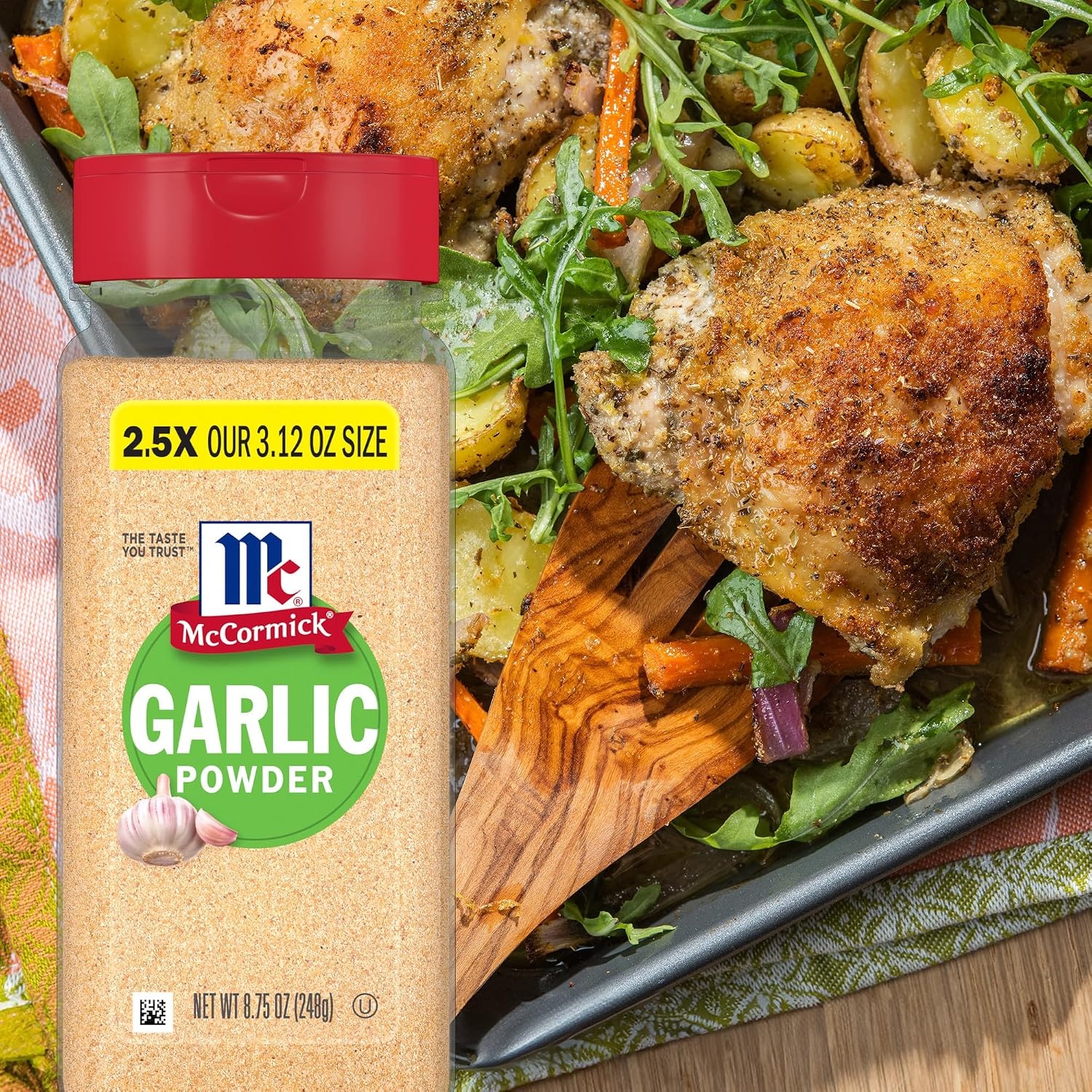 image:imageMcCormick Garlic Powder Non GMO Made from Fresh Whole Garlic Cloves For Bringing Consistent Flavor to Favorite Foods While Cooking 875 oz875 Ounce Pack of 1