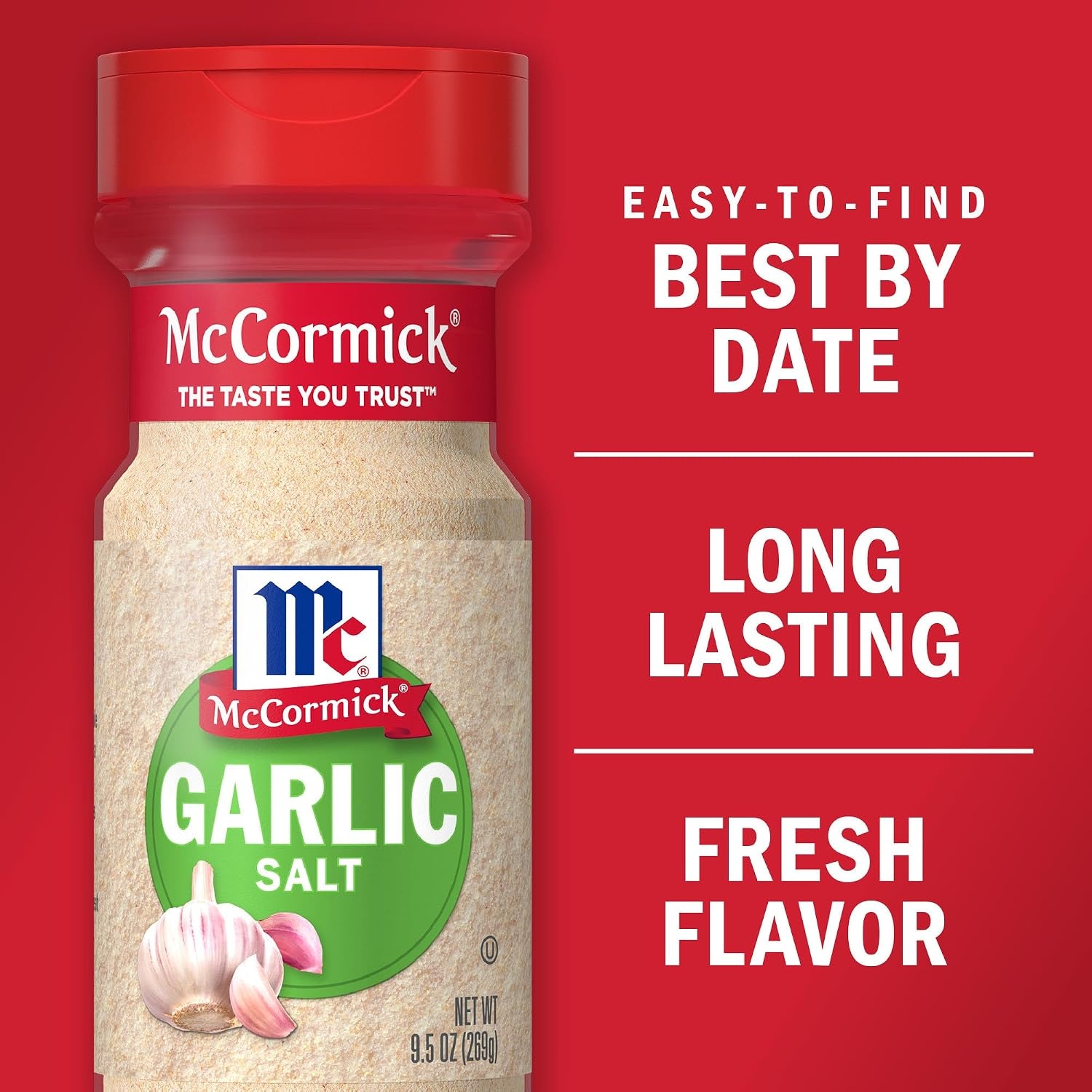 image:imageMcCormick Garlic Salt 1575 oz Pack of 6Garlic