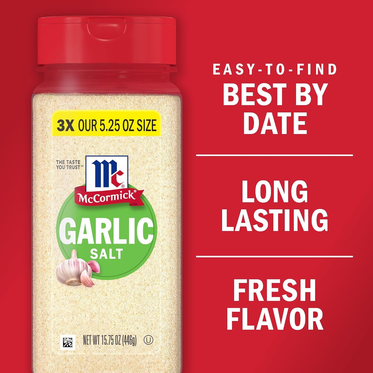 image:imageMcCormick Garlic Salt 1575 oz Pack of 6Garlic Salt