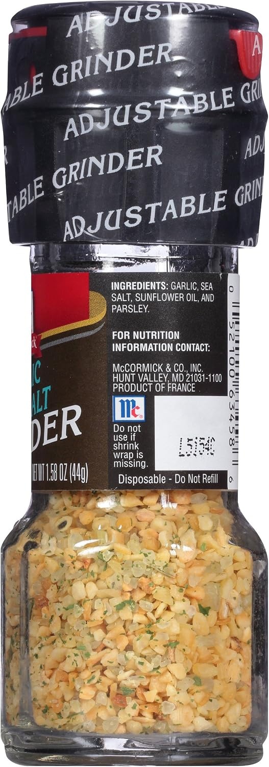 image:imageMcCormick Garlic Sea Salt Grinder 158 oz Pack of 6158 Ounce Pack of 3