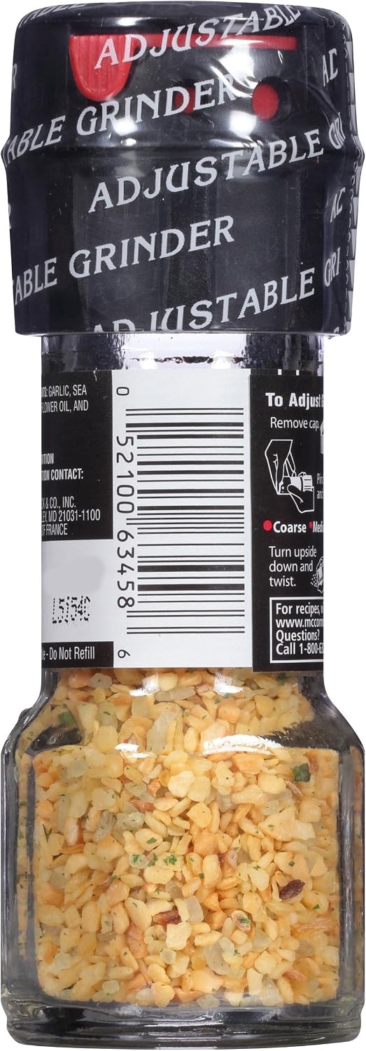 image:imageMcCormick Garlic Sea Salt Grinder 158 oz Pack of 6158 Ounce Pack of 3