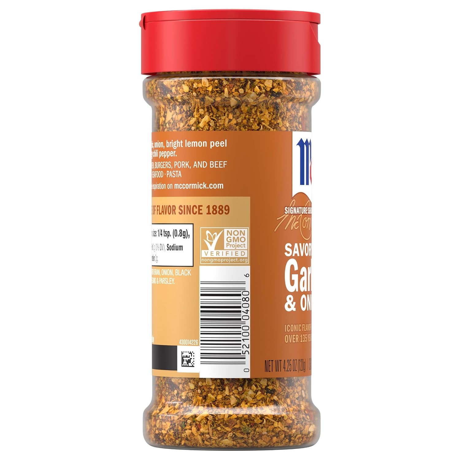 image:imageMcCormick Garlic and Onion Black Pepper and Sea Salt All Purpose Seasoning 425 oz Pack of 6