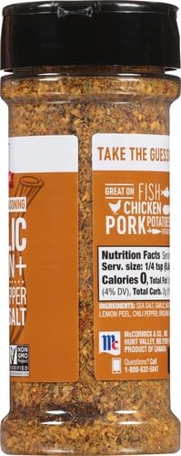 image:imageMcCormick Garlic and Onion Black Pepper and Sea Salt All Purpose Seasoning 425 ozGarlic and Onion Black Pepper and Sea Salt