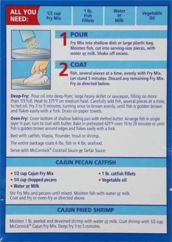 image:imageMcCormick Golden Dipt Cajun Seafood Fry Mix 10 oz10 Ounce Pack of 3