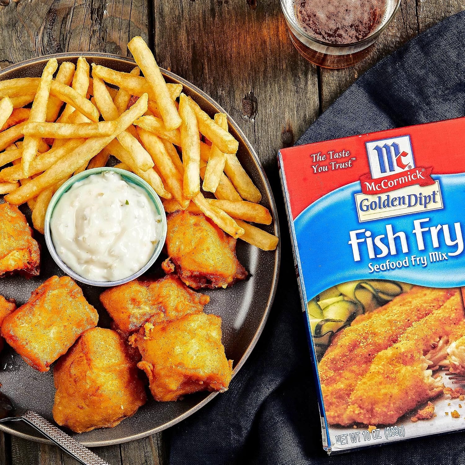 image:imageMcCormick Golden Dipt Fish Fry Seafood Fry Mix 10 oz Pack of 810 Ounce Pack of 4