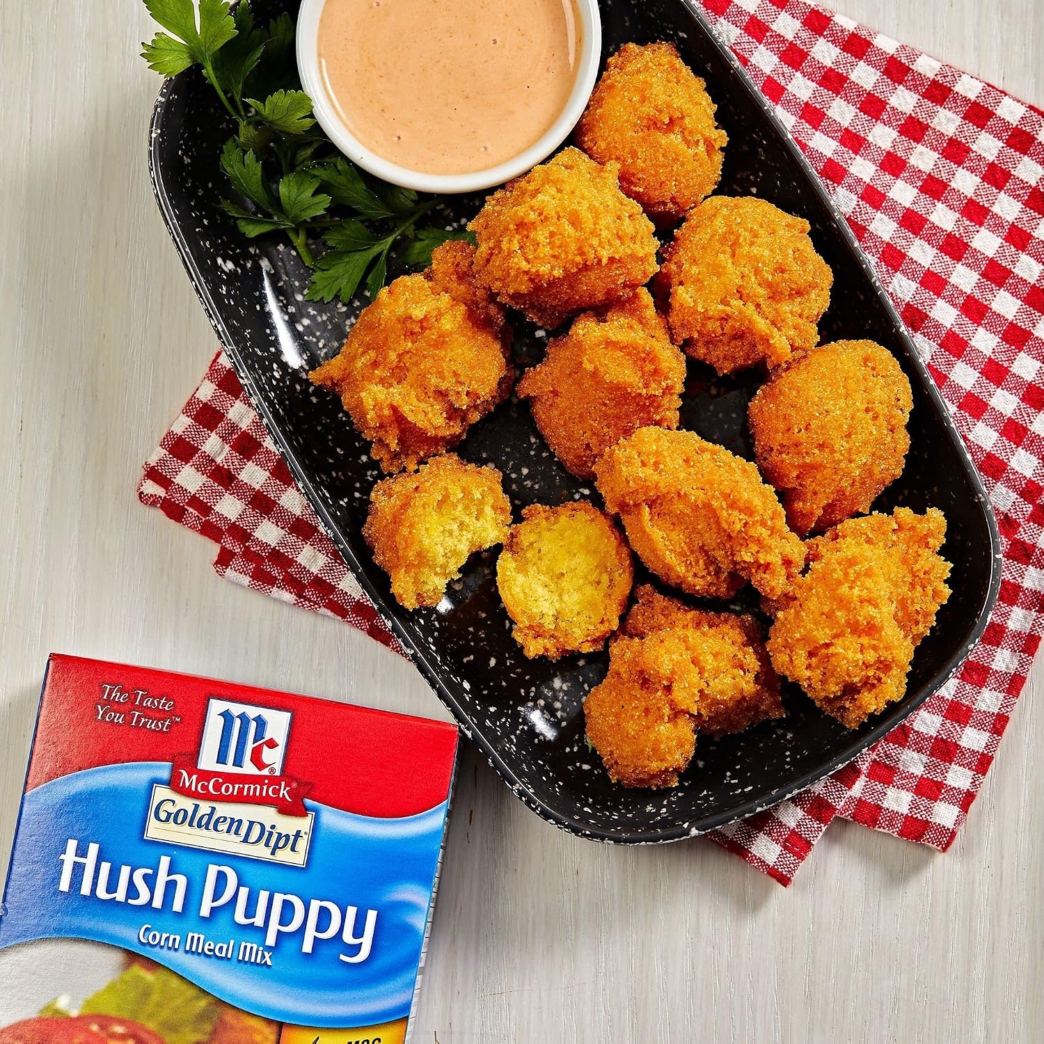 image:imageMcCormick Golden Dipt Hush Puppy Corn Meal Mix 10 oz10 Ounce