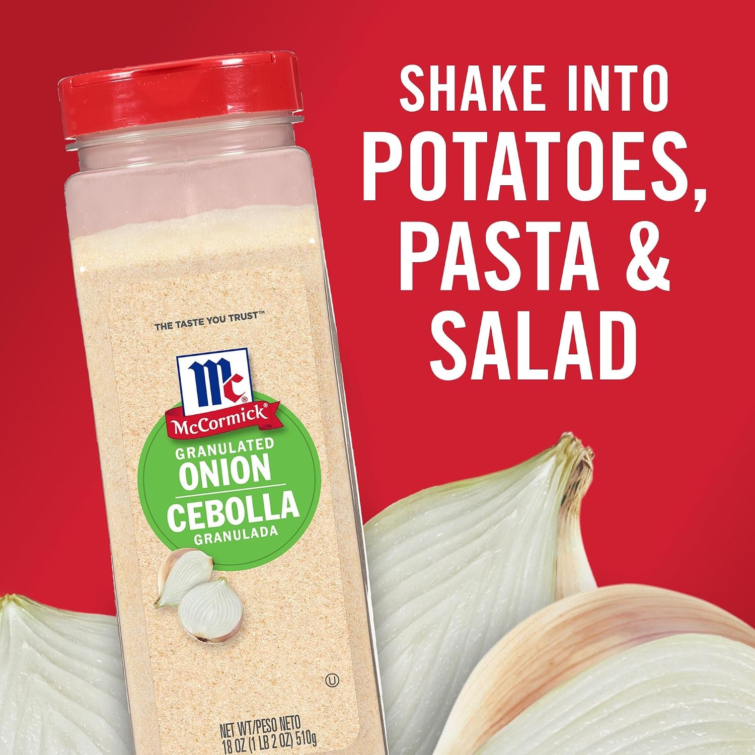 image:imageMcCormick Granulated Onion From Whole White Onions For Bringing Consistent Flavor to Meals amp Recipes 18 oz18 Ounce Pack of 1