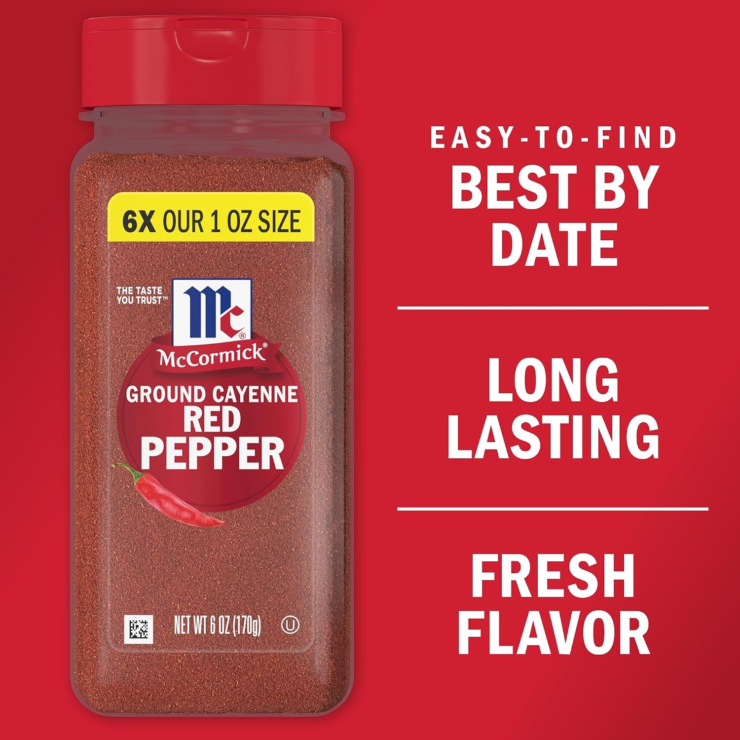 image:imageMcCormick Ground Cayenne Red Pepper 1 oz Pack of 66 Ounce Pack of 1