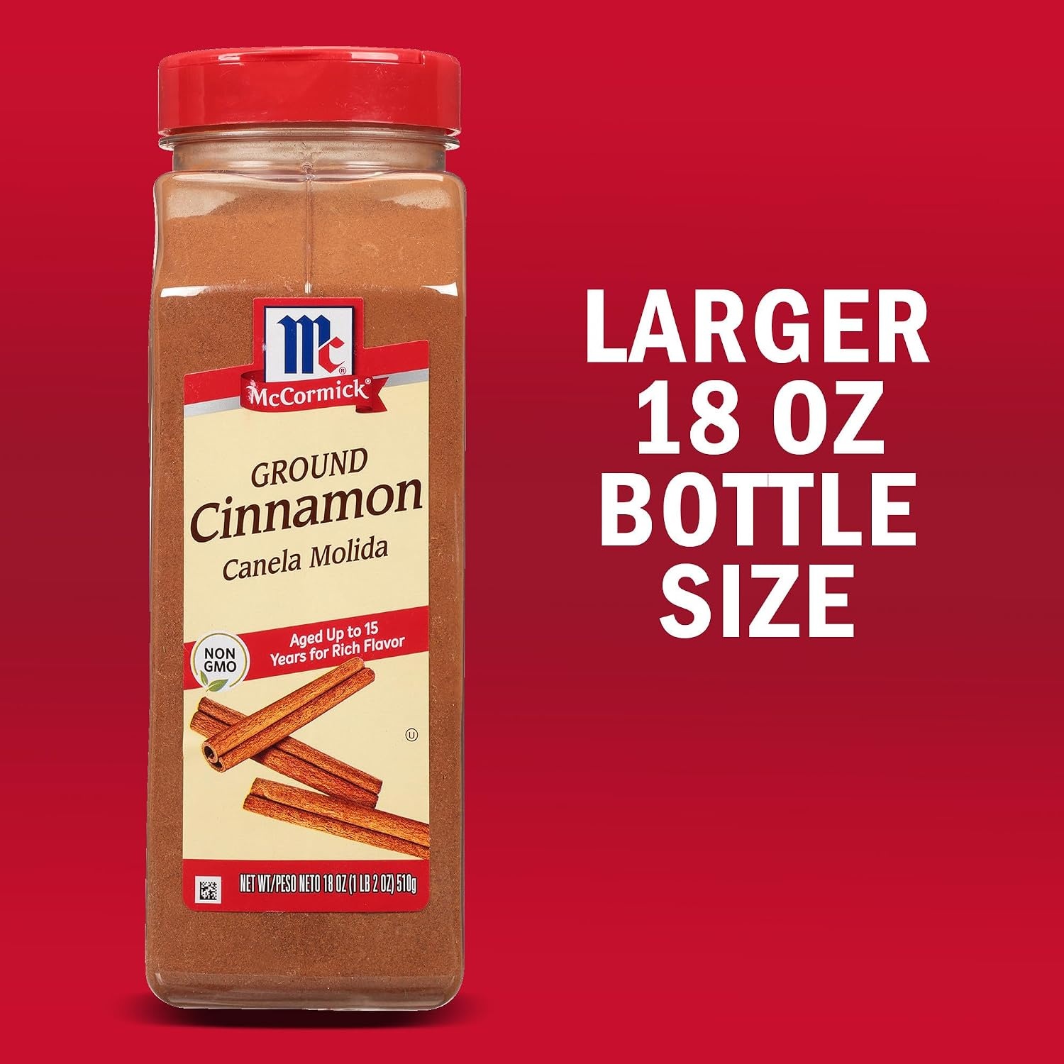 image:imageMcCormick Ground Cinnamon 18 oz Pack 118 Ounce Pack of 12