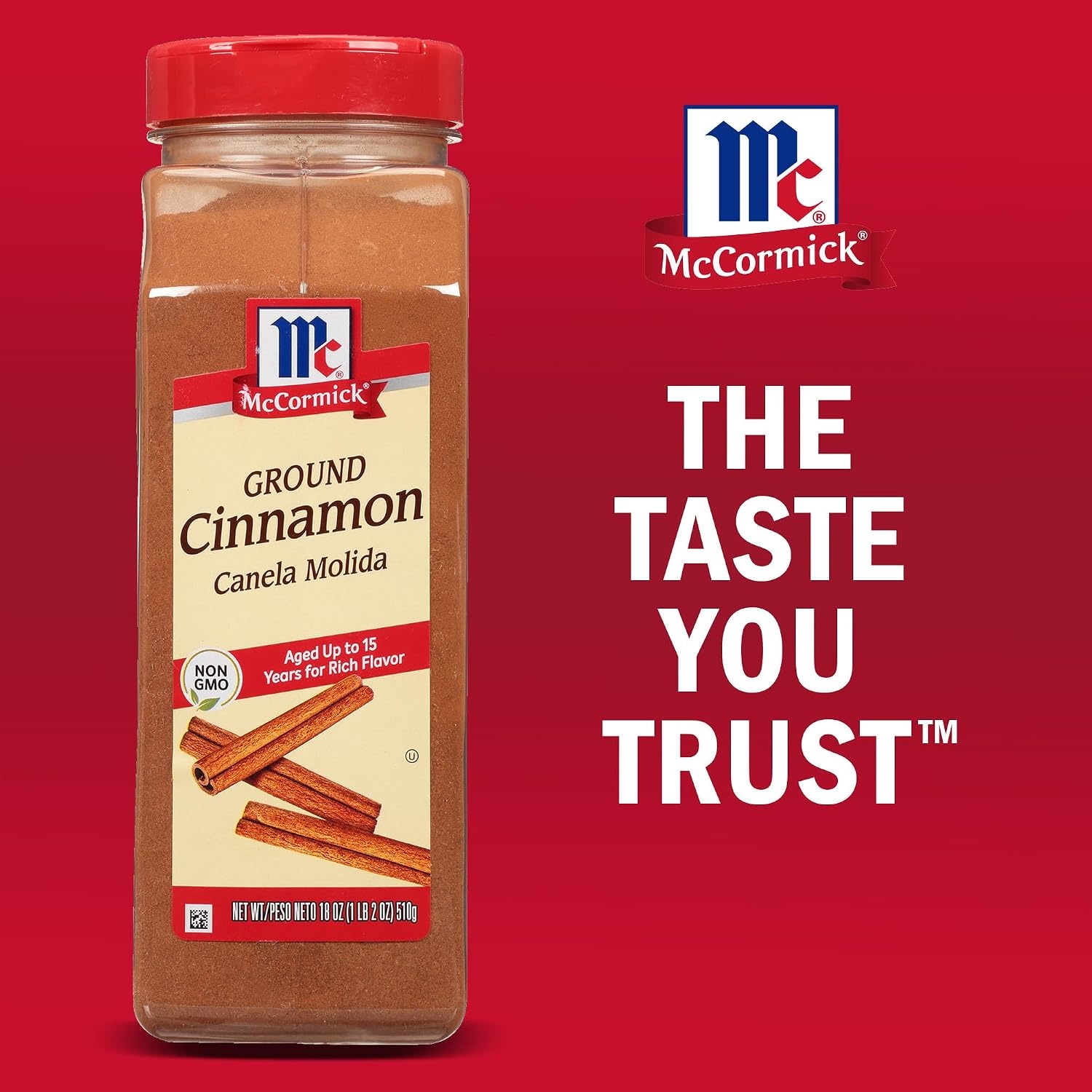 image:imageMcCormick Ground Cinnamon 18 oz Pack 118 Ounce Pack of 12