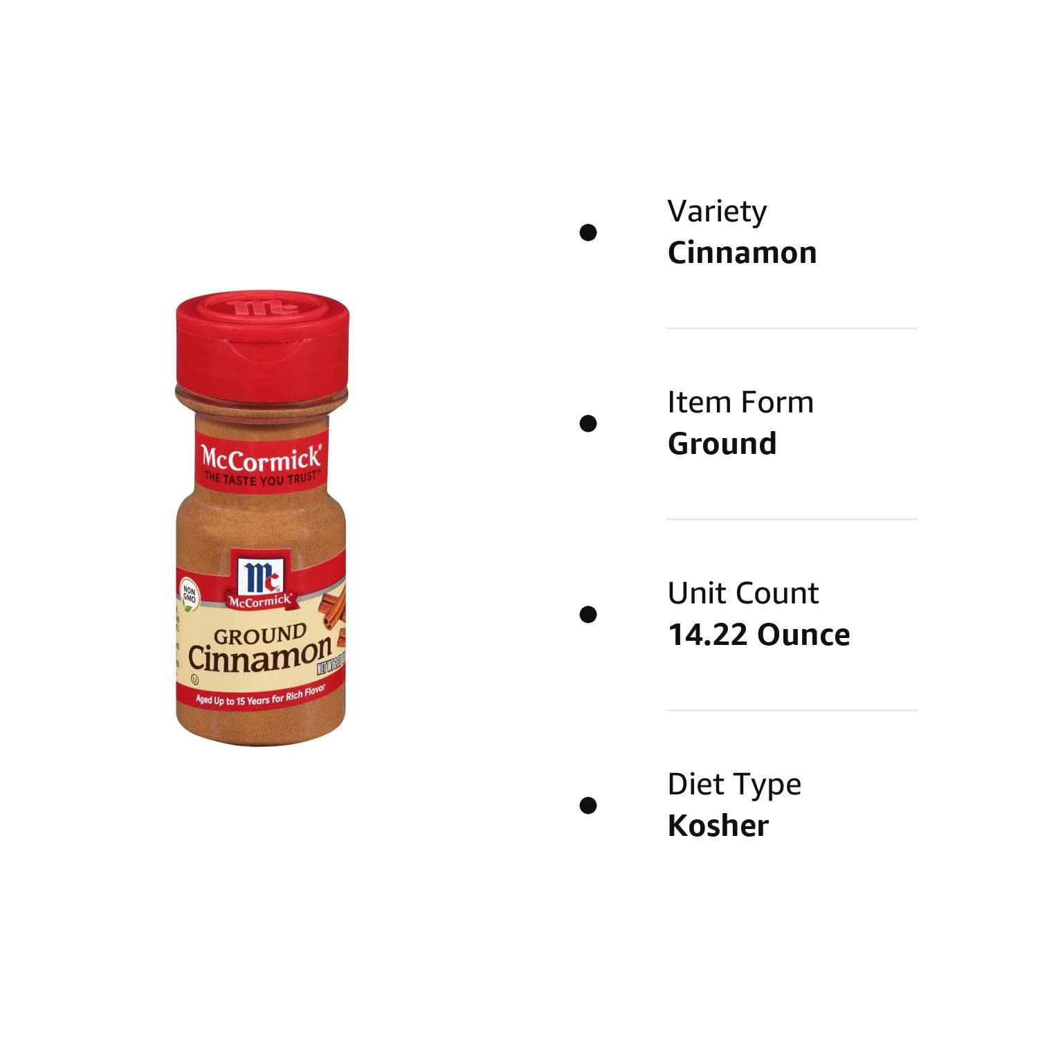 image:imageMcCormick Ground Cinnamon 237 oz Pack of 6