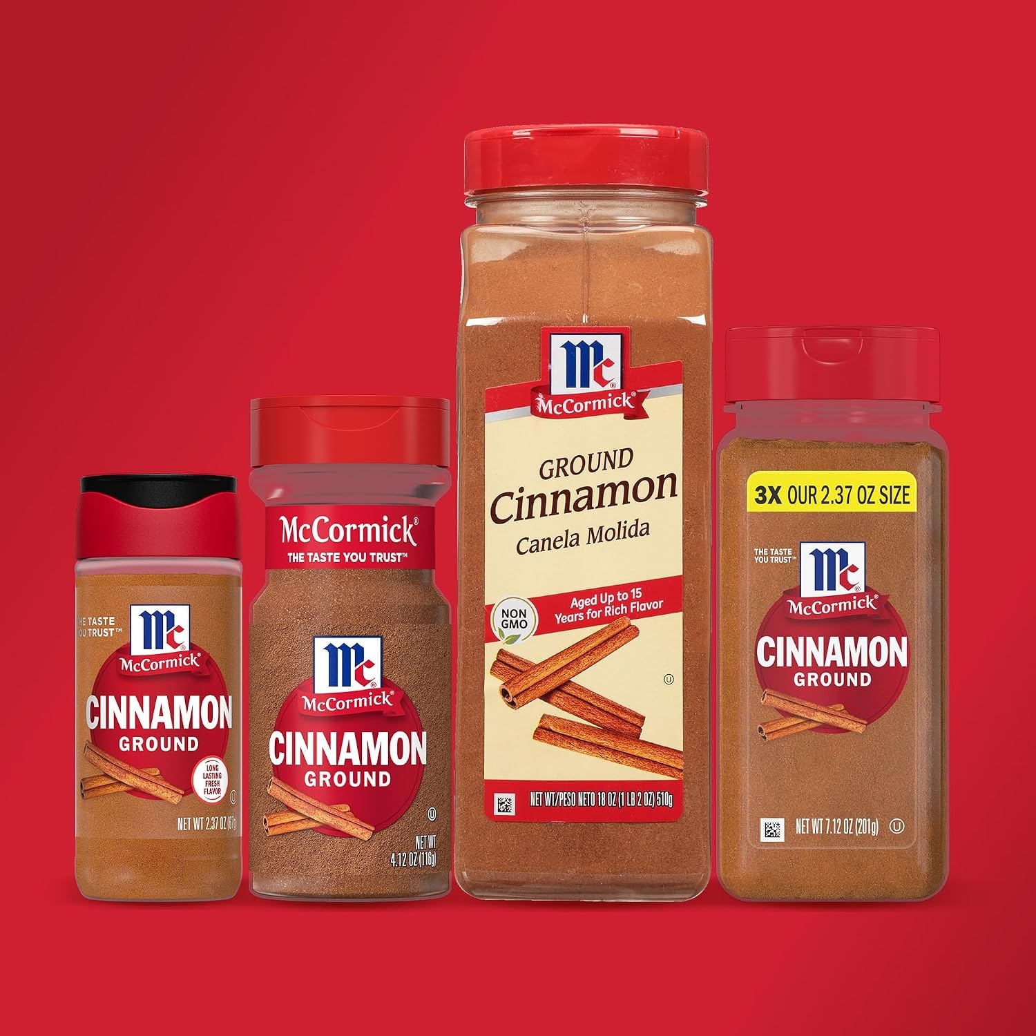 image:imageMcCormick Ground Cinnamon Non GMO Aged Up to 15 Years Brings Rich Cinnamon Flavor to Savory amp Sweet Recipes 237 oz237 Ounce Pack of 1