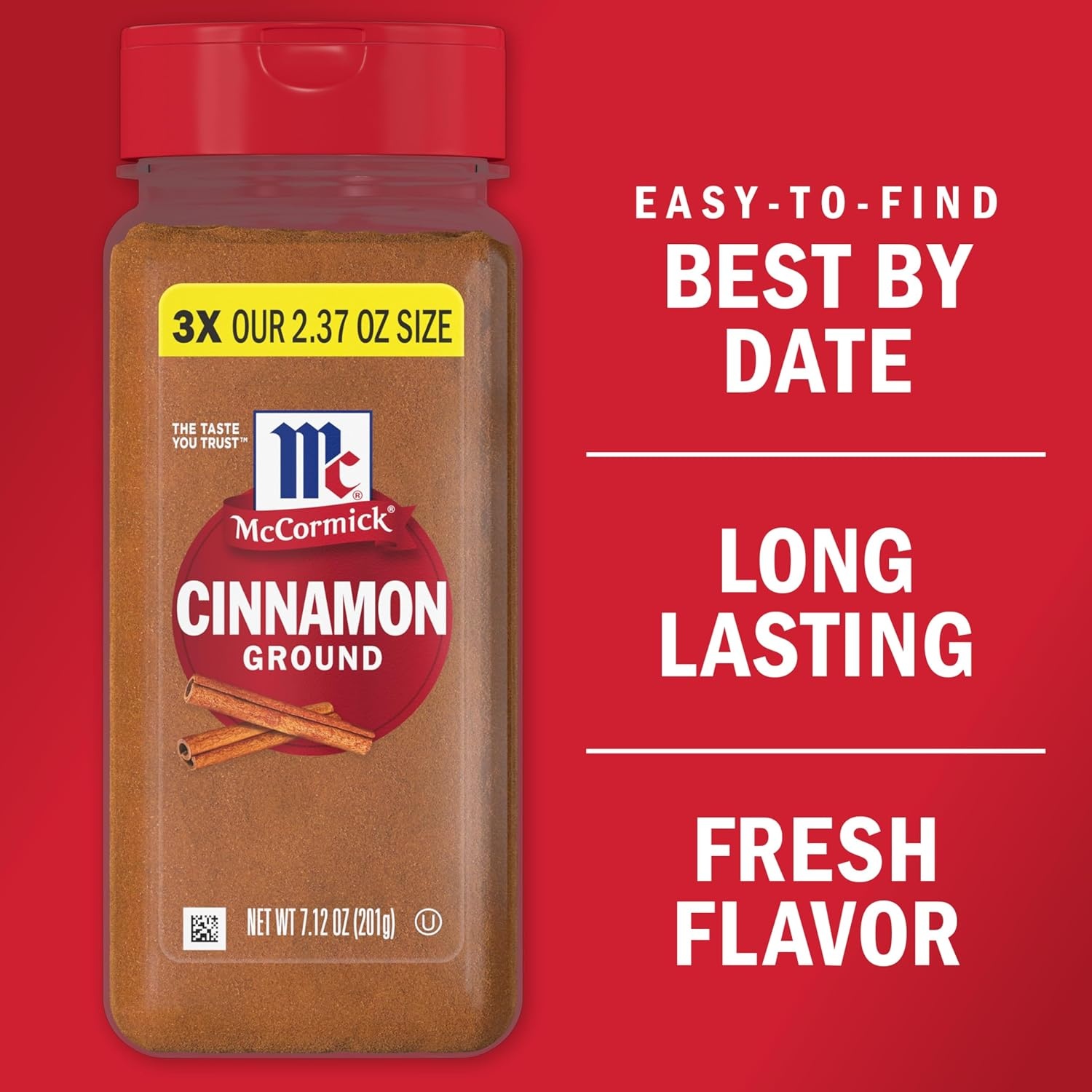 image:imageMcCormick Ground Cinnamon NonGMO Aged Up to 15 Years Brings Rich Cinnamon Flavor to Savory amp Sweet Recipes 712 oz712 Ounce Pack of 1