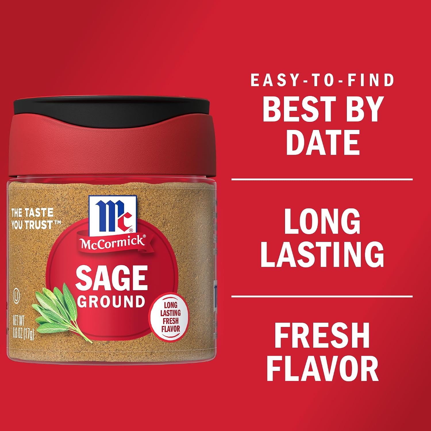 image:imageMcCormick Ground Sage 06 Oz06 Ounce Pack of 1