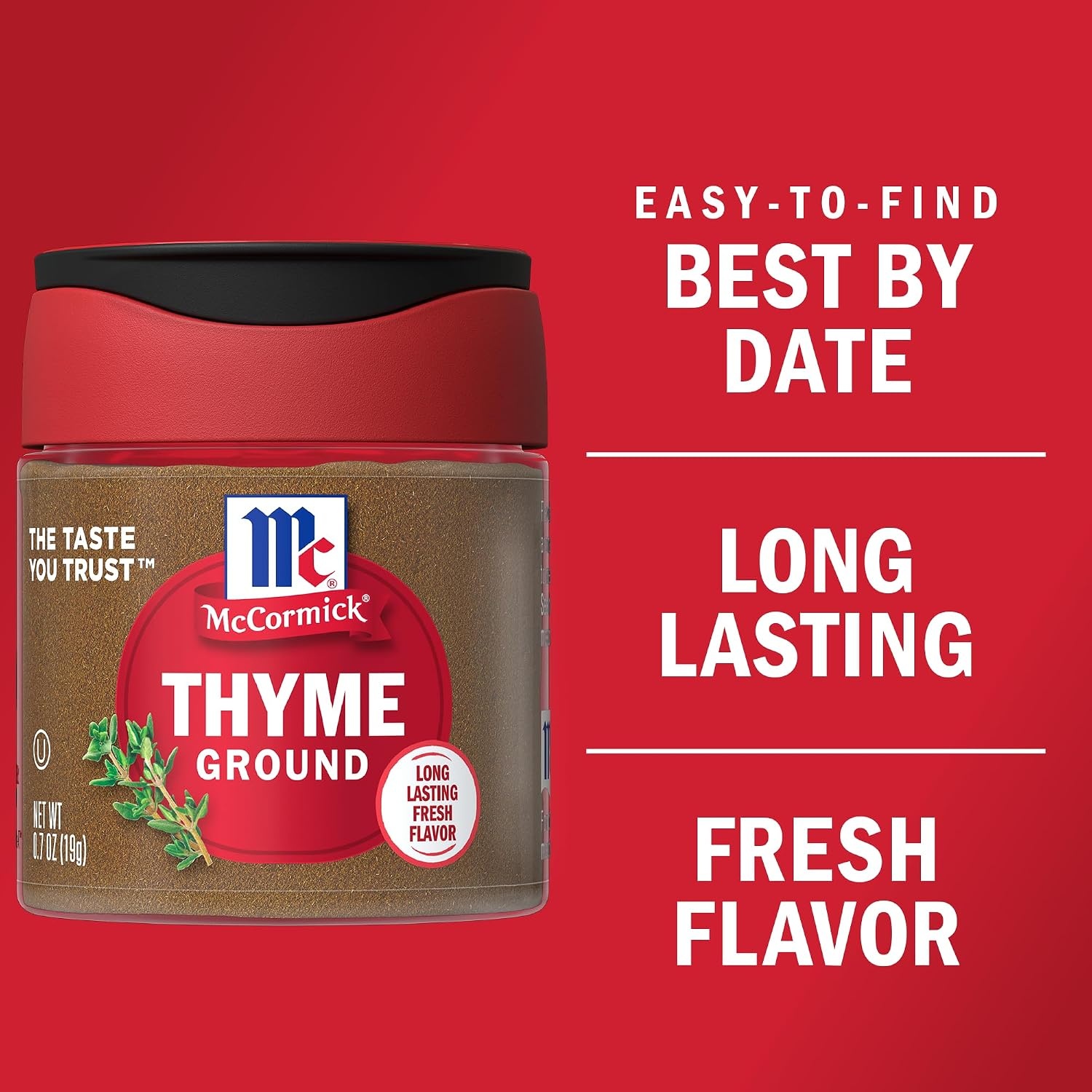 image:imageMcCormick Ground Thyme 07 Oz07 Ounce Pack of 1