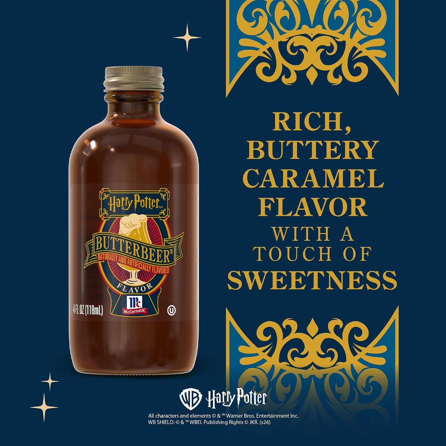 image:imageMcCormick Harry Potter Butterbeer Flavor Limited Edition Caramel and Butterscotch Flavor For Baked Goods Ice Cream and More 4 fl oz4 Fl Oz Pack of 1