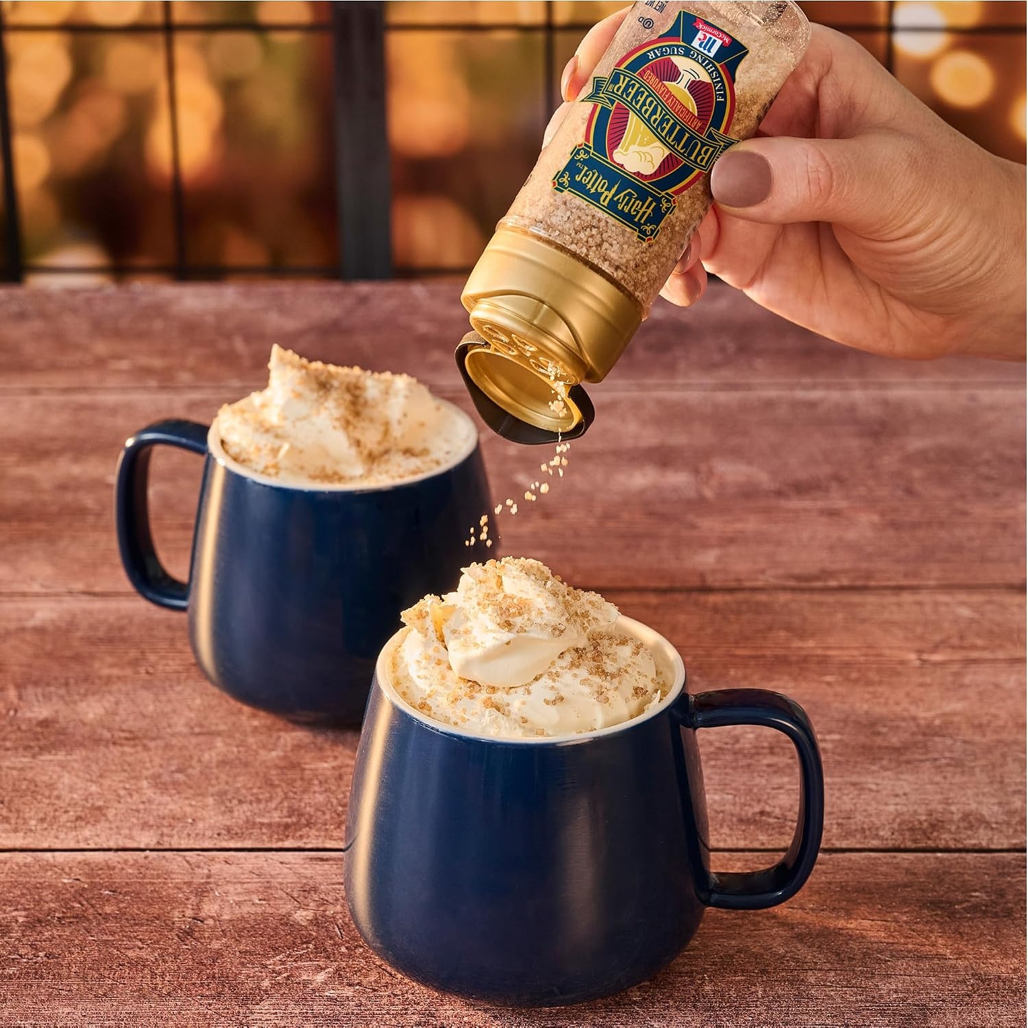 image:imageMcCormick Harry Potter Finishing Sugar Butterbeer Limited Edition Buttery Sweetness of Toffee Sprinkle on Baked Goods or Use as a Rimming Sugar on Beverages 293 oz293 Ounce Pack of 2