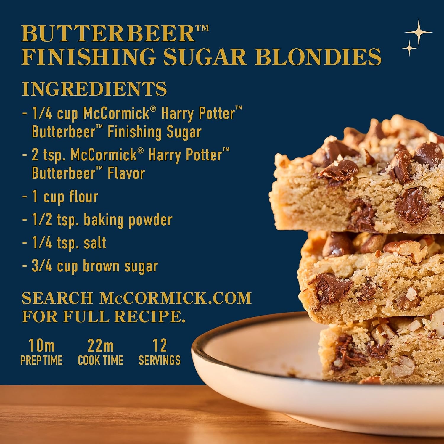 image:imageMcCormick Harry Potter Finishing Sugar Butterbeer Limited Edition Buttery Sweetness of Toffee Sprinkle on Baked Goods or Use as a Rimming Sugar on Beverages 293 oz293 Ounce Pack of 1