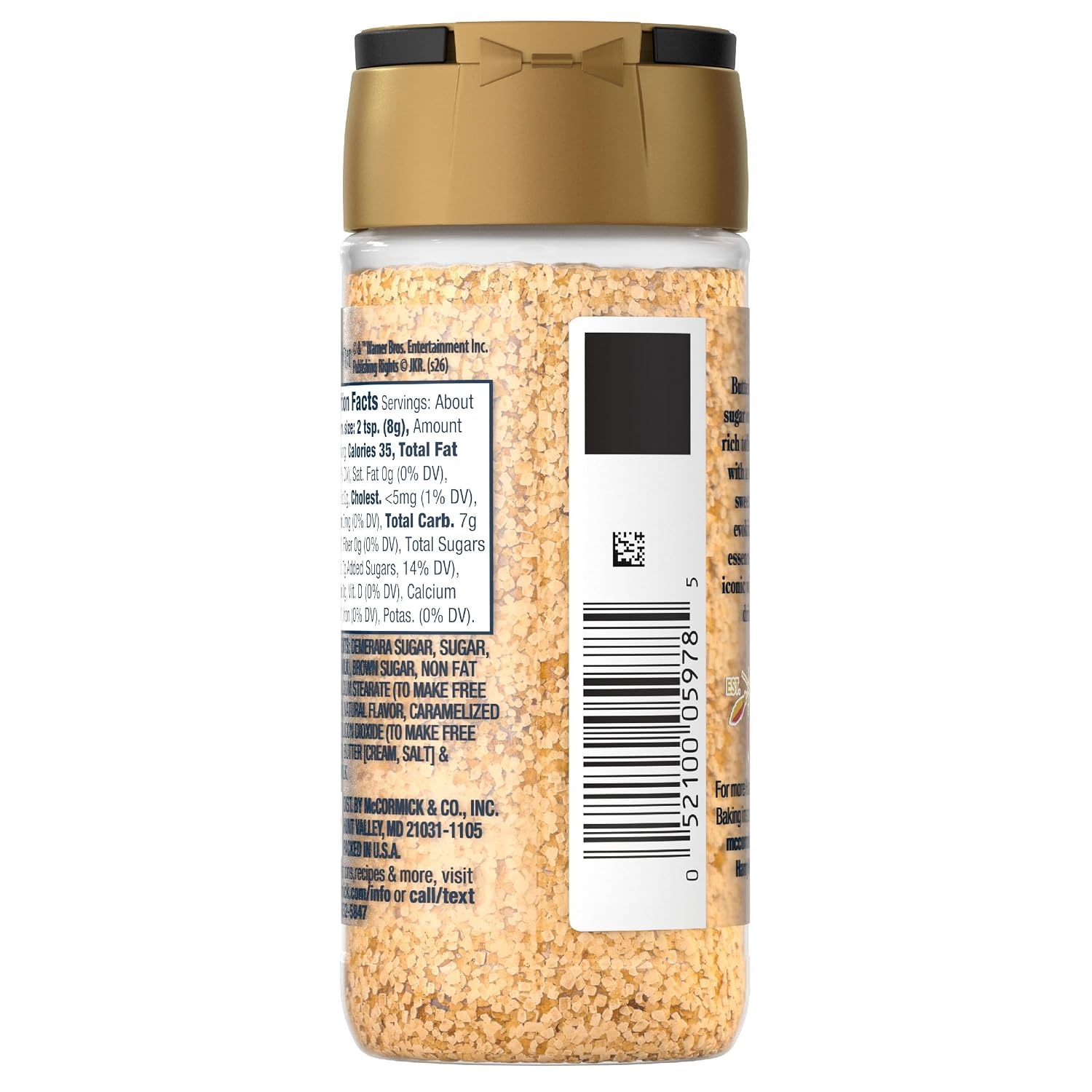 image:imageMcCormick Harry Potter Finishing Sugar Butterbeer Limited Edition Buttery Sweetness of Toffee Sprinkle on Baked Goods or Use as a Rimming Sugar on Beverages 293 oz293 Ounce Pack of 2